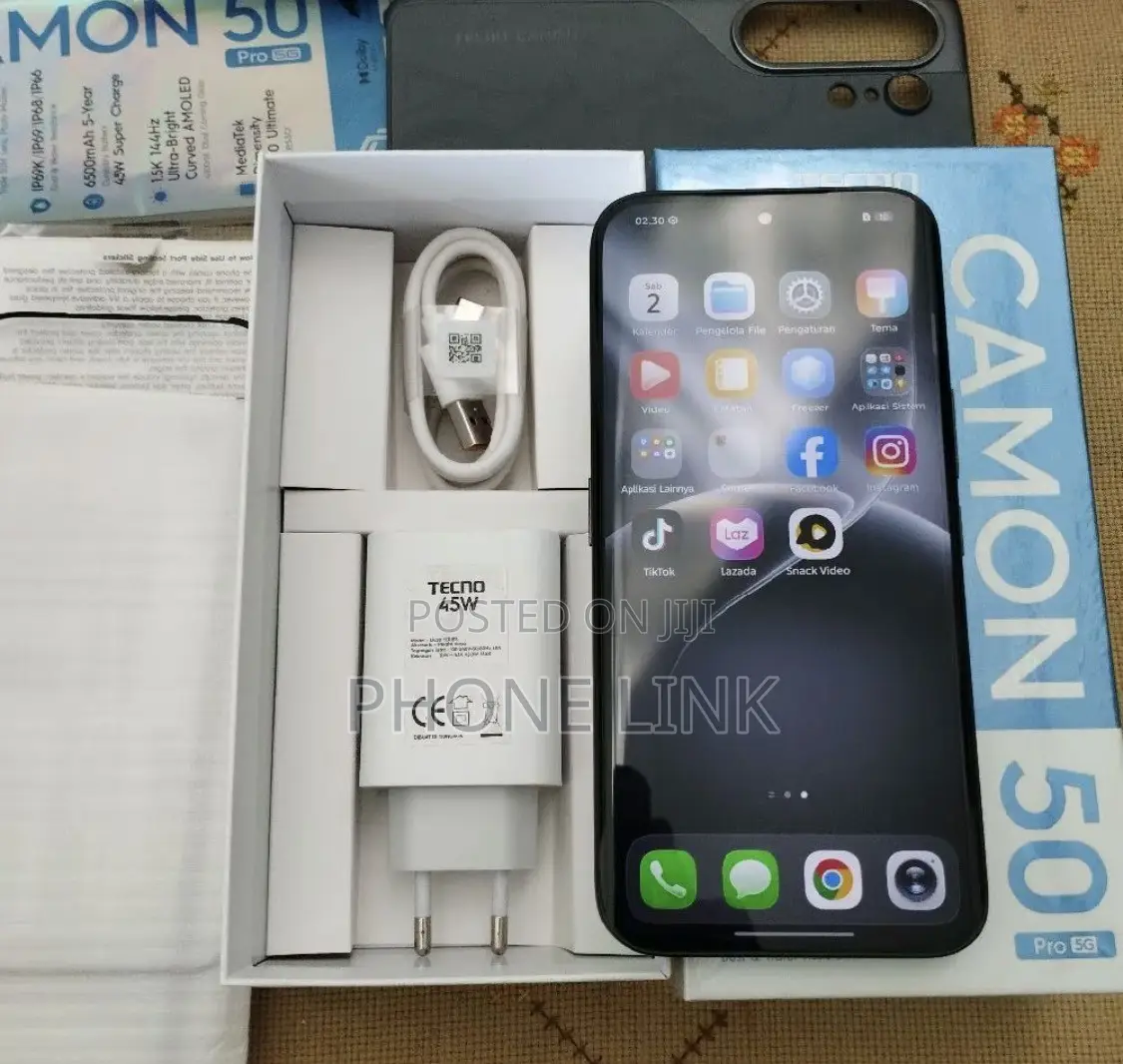 New Tecno Camon 50 Pro 256 GB Gray