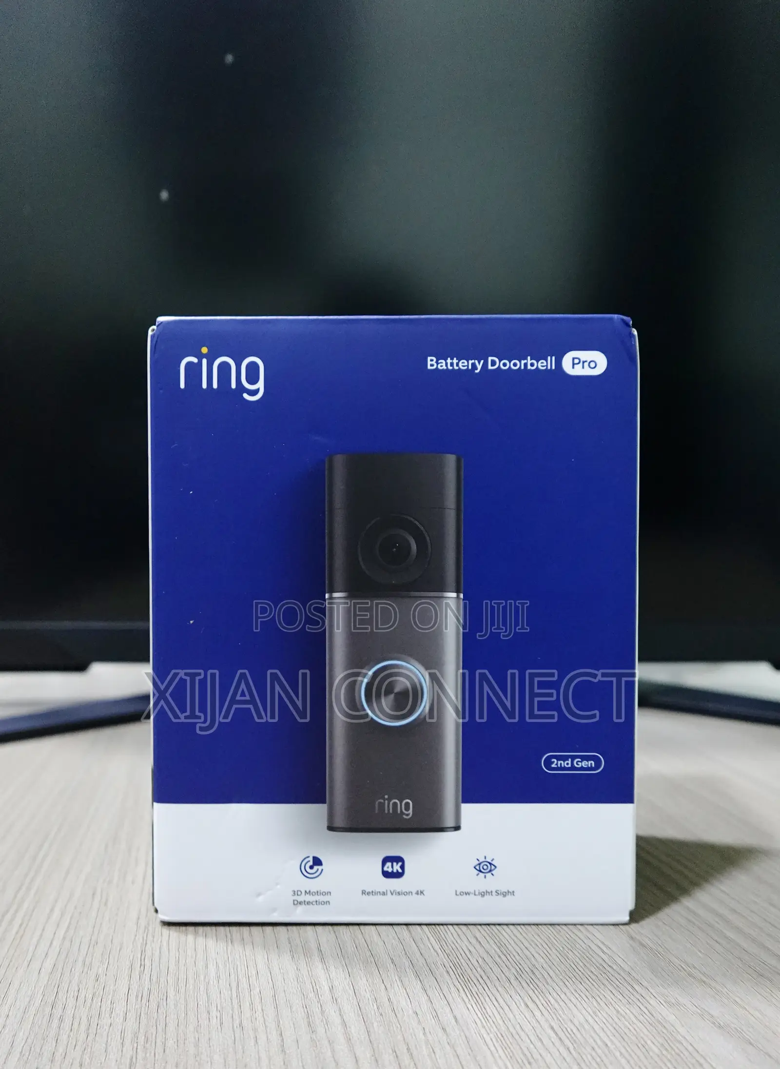 Ring Battery Doorbell Pro 2nd Gen (Wireless) – 4K Smart Video Doorbell
