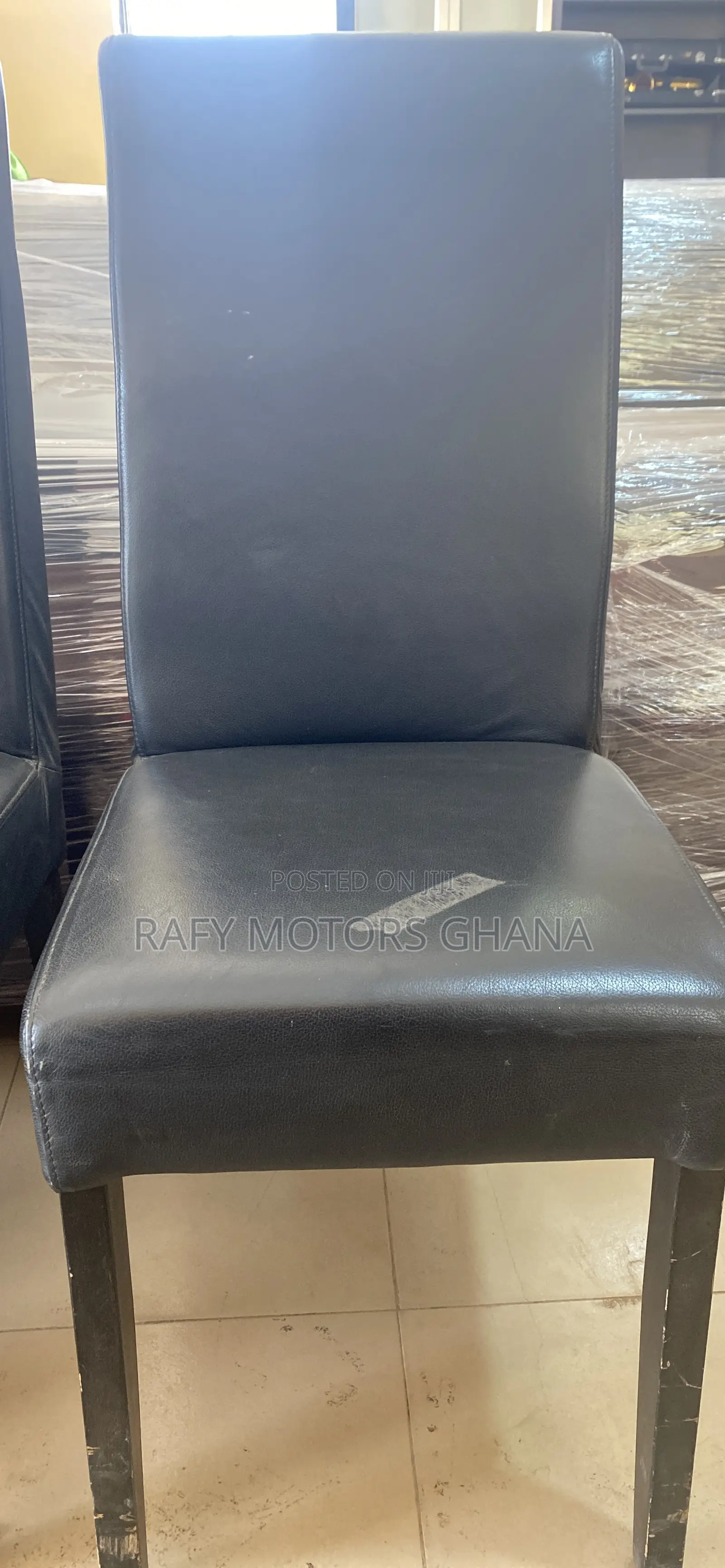 Black Leather Dining Chairs