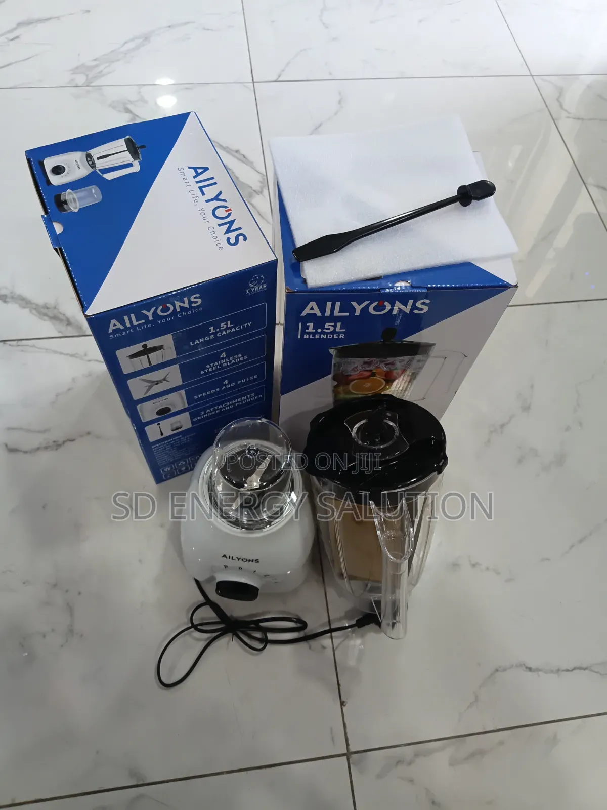 Ailyons Blender- Crush,Grind & Blend in Second