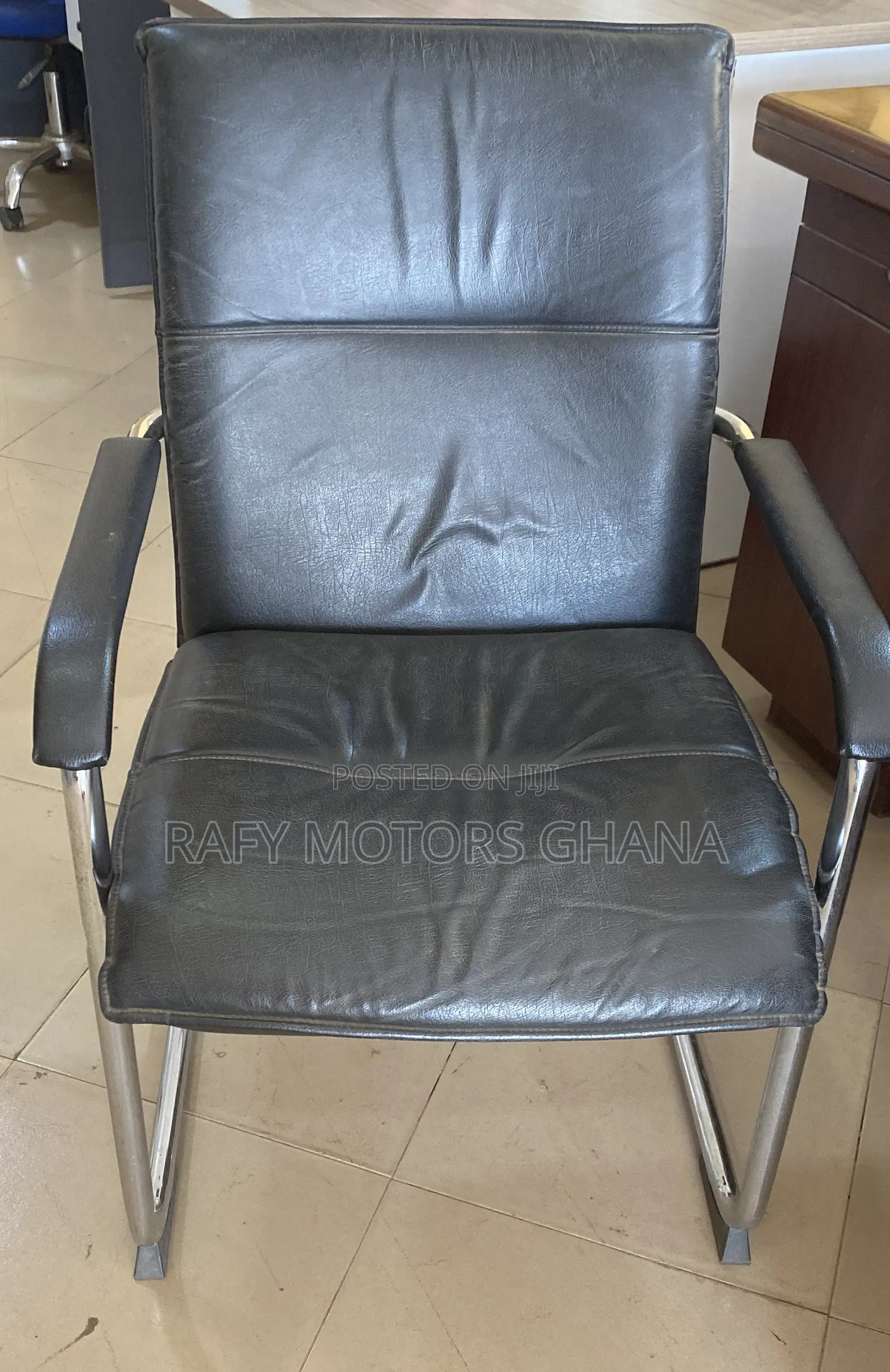 Black Leather Office Chair