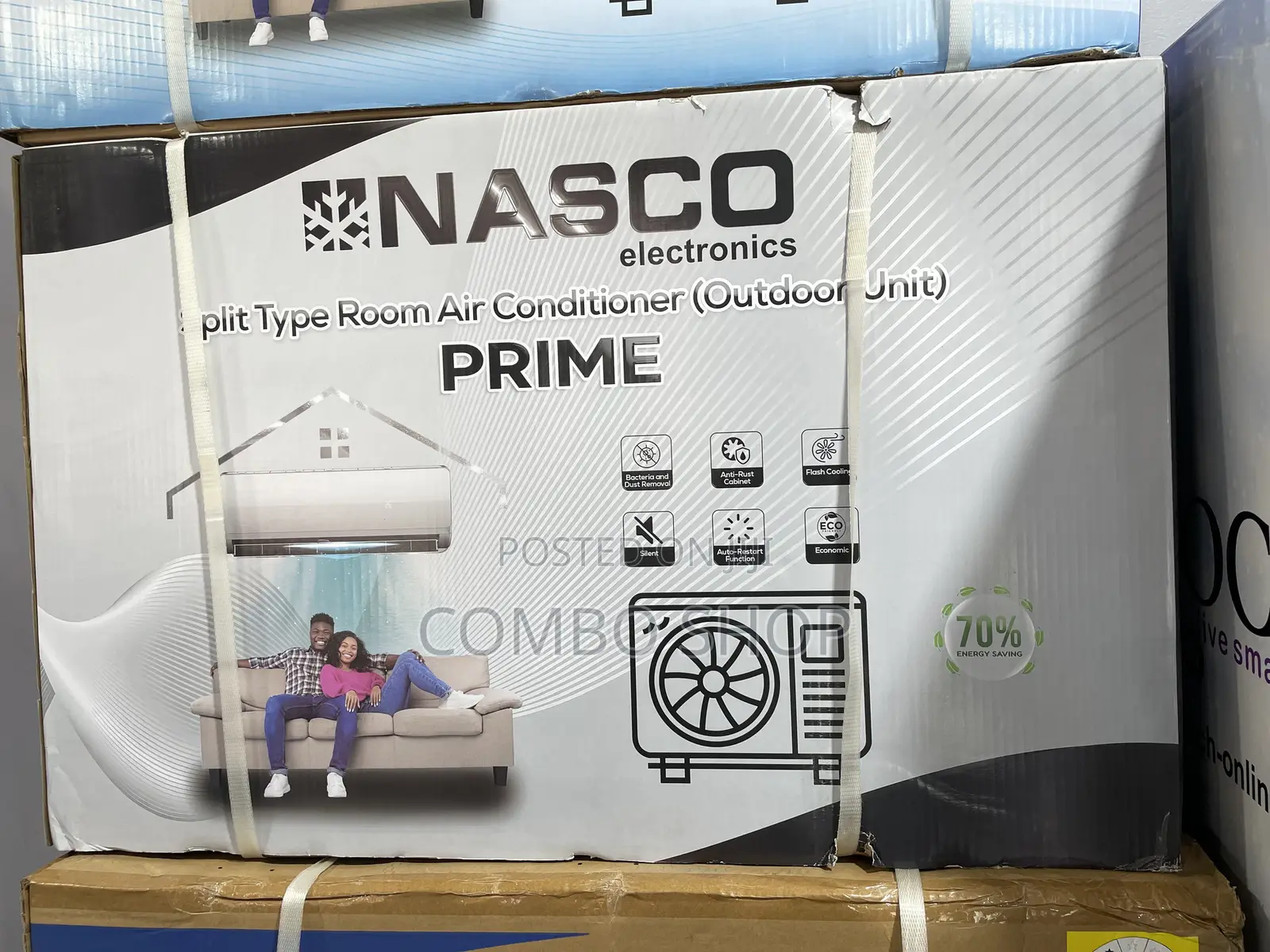Nasco 1.5HP Split Air Conditioner ( White) Prime