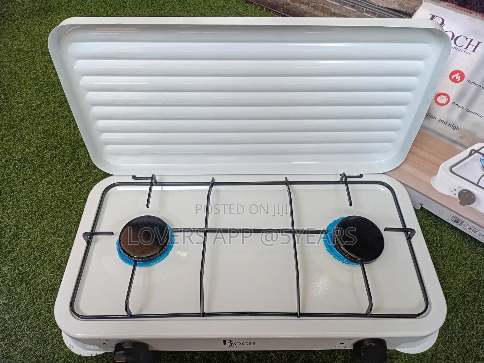 Roch High Efficiency Gas Stove Two Cooktops Burner.