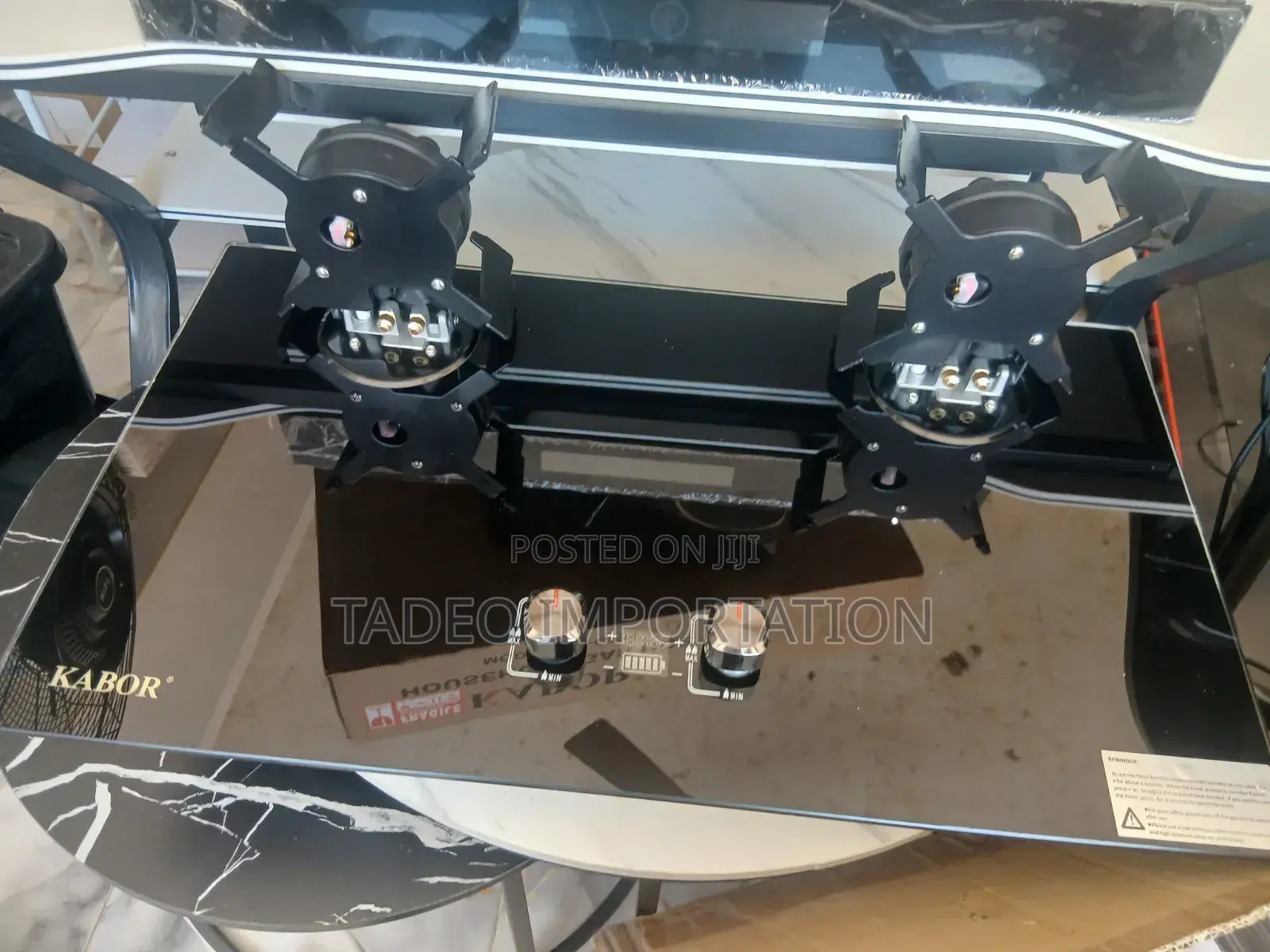 Flip Over Glass Inbuilt Gas Cooker With Timer