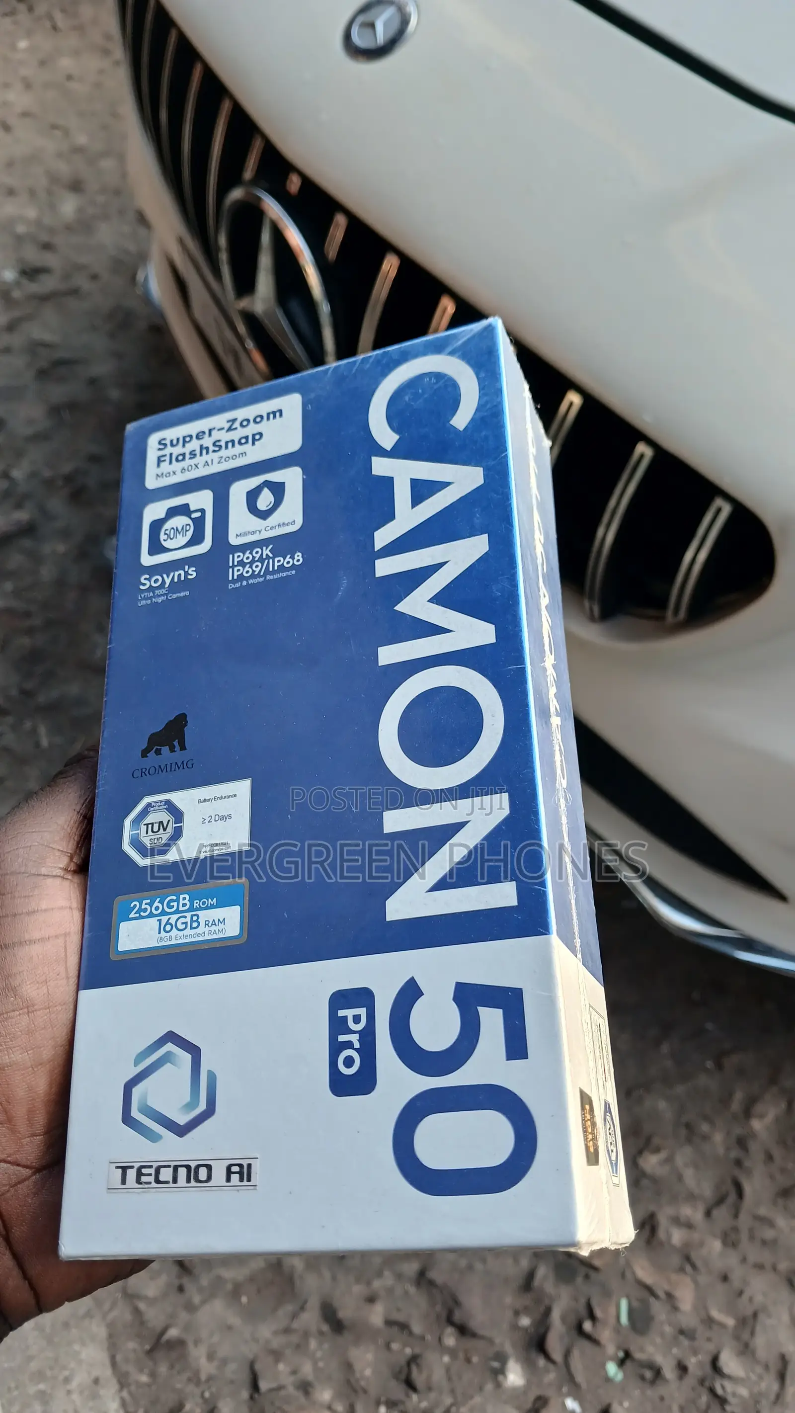 New Tecno Camon 50 Pro 256 GB Black