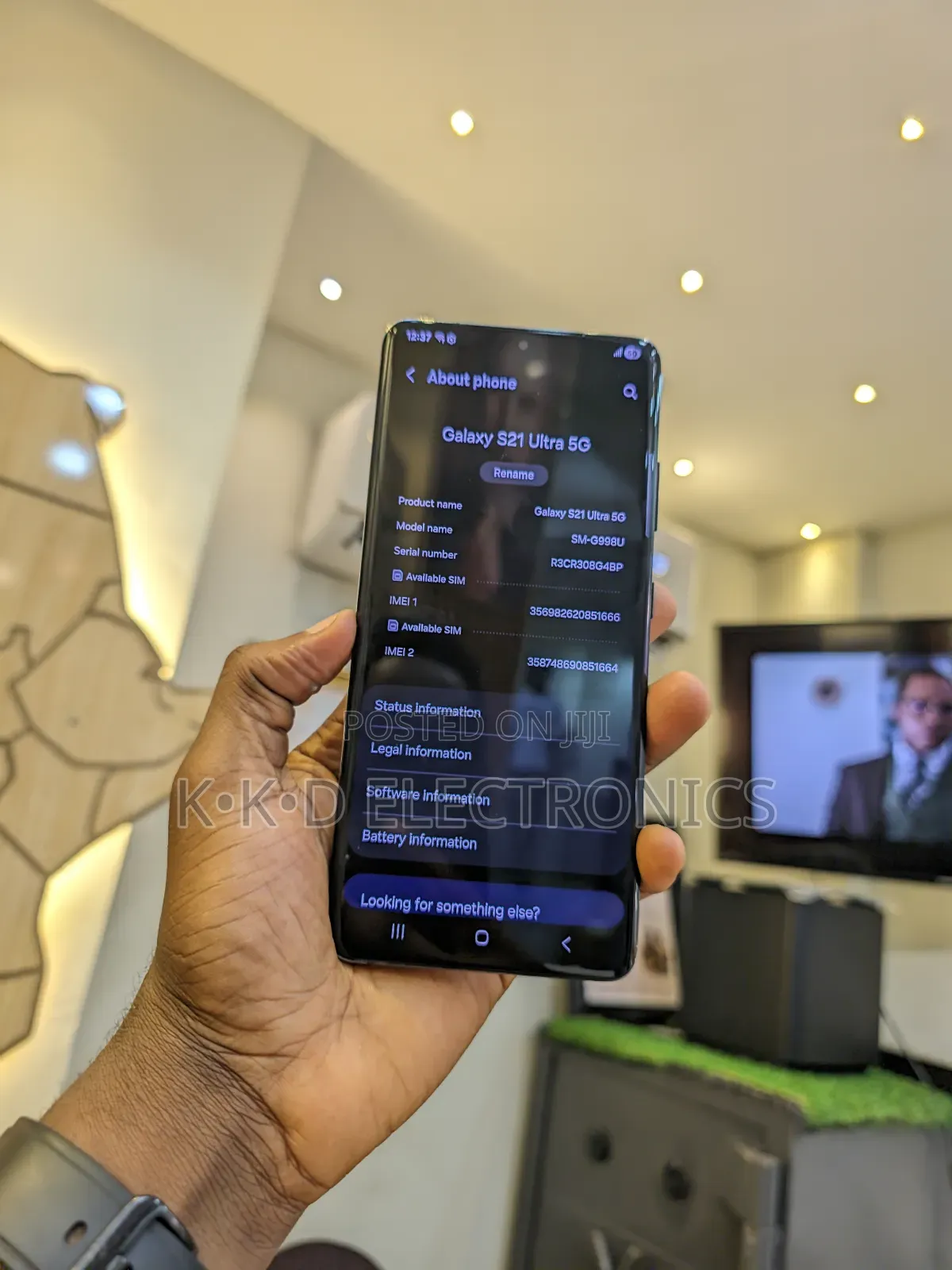 Samsung Galaxy S21 Ultra 5G 128 GB Black