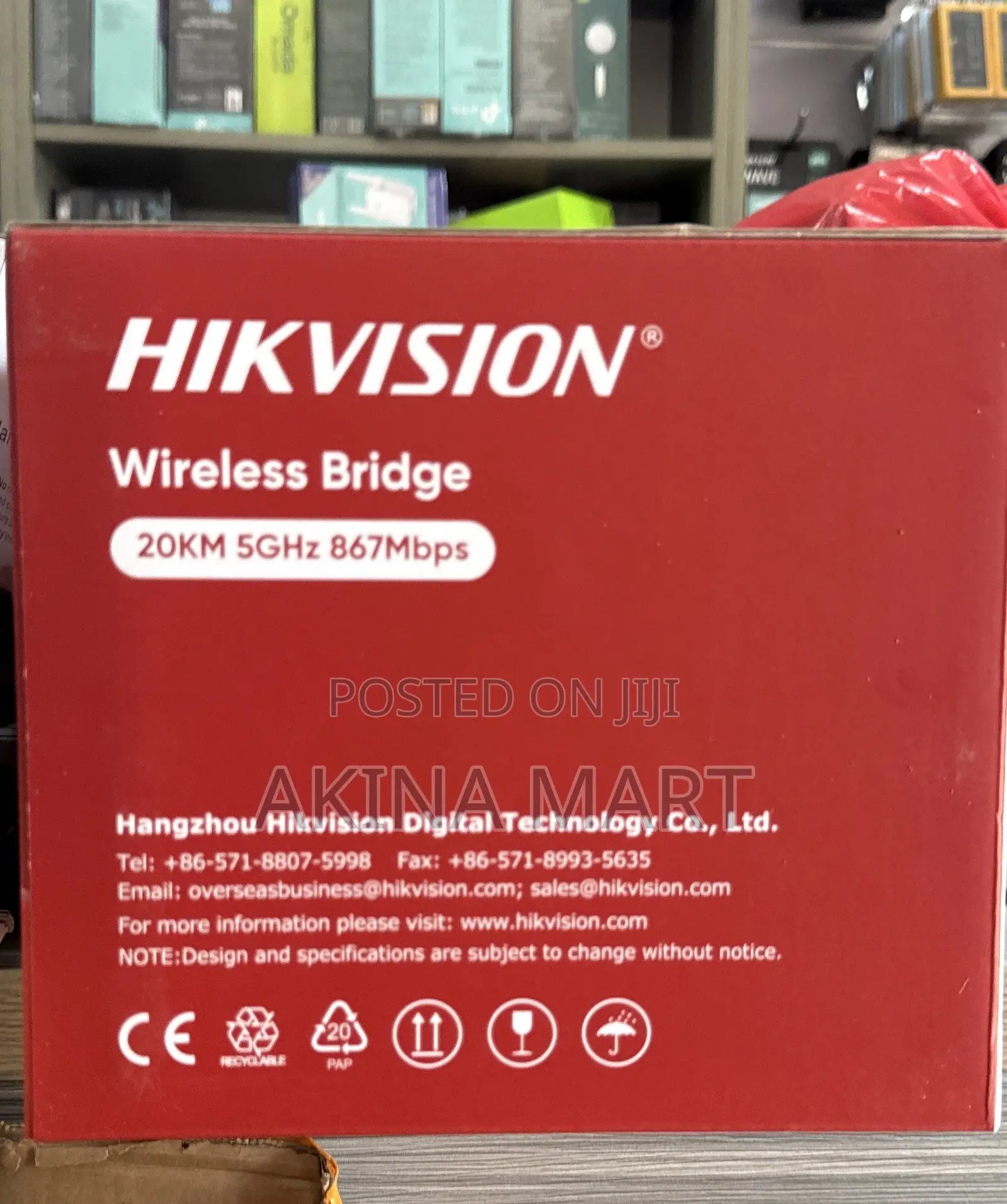 Hikvision Wireless Bridge Kits 30KM 5GHz 867Mbps