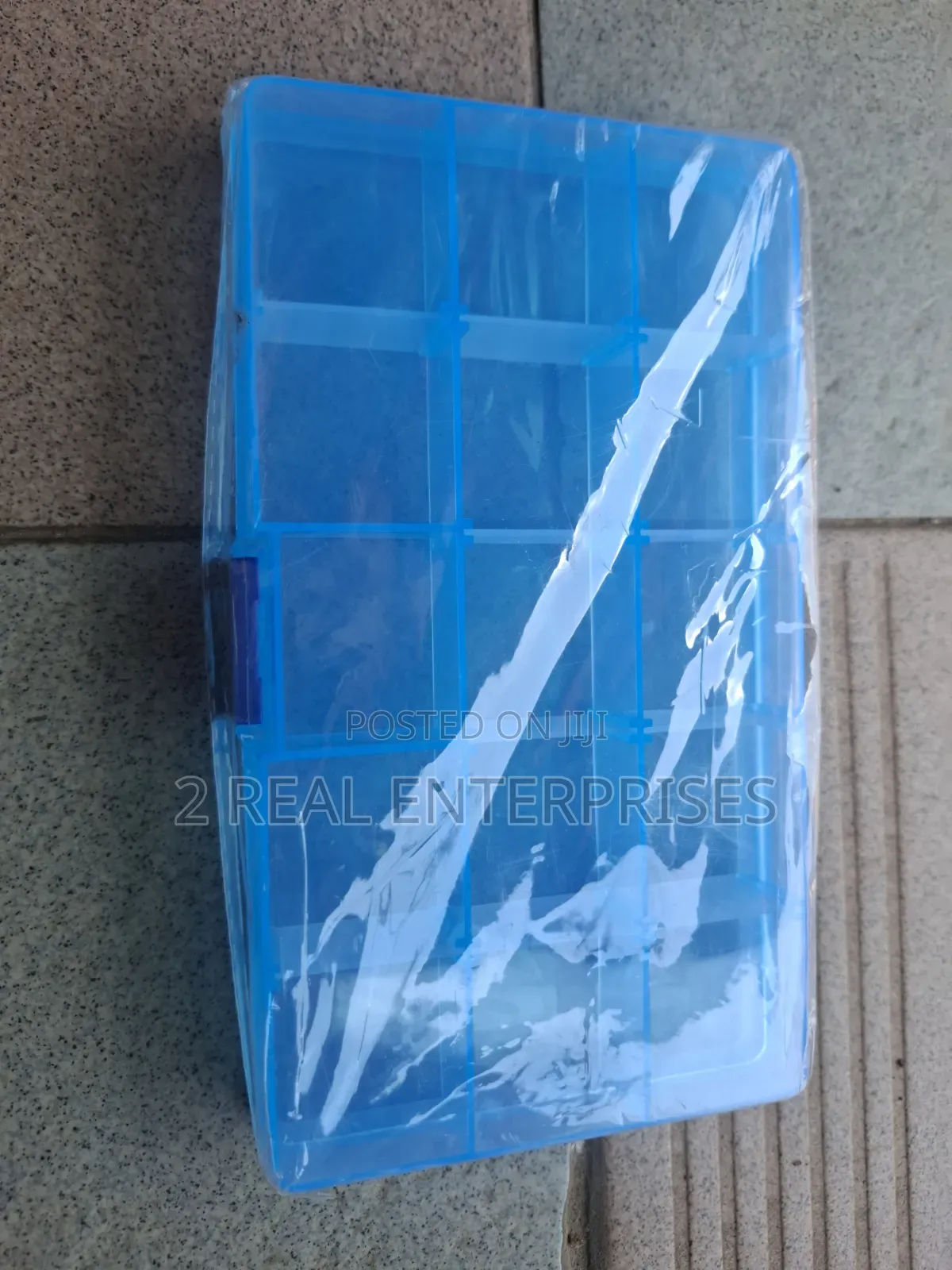 Plastic Multi-Compartment Hardware & Craft Storage Organizer Box