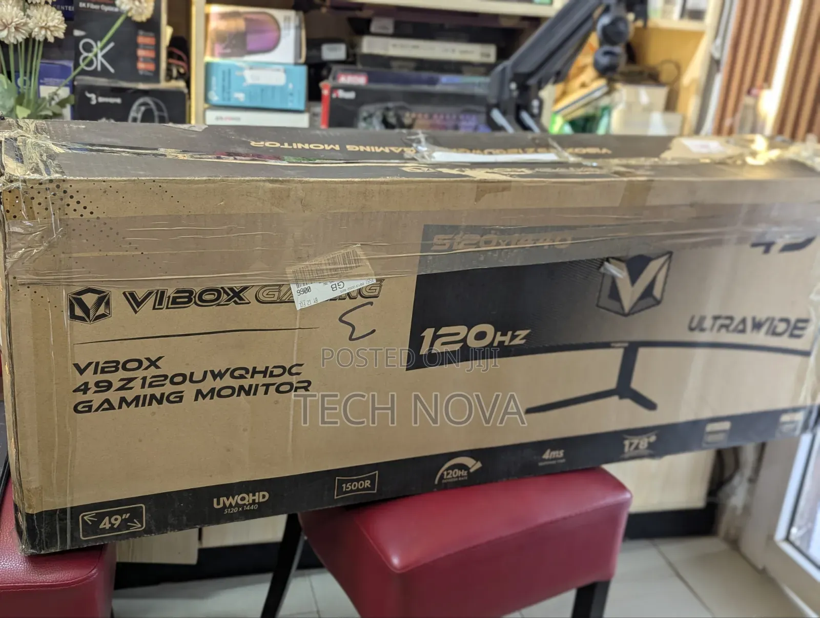 Vibox 49" Inch 120Hz Ultrawide Curved Gaming Monitor UWQHD Resolution