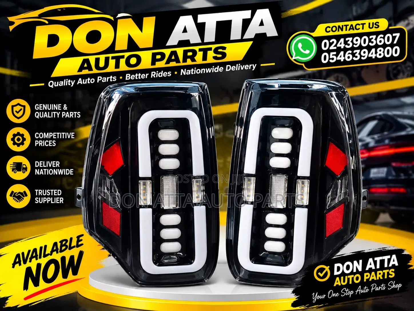 Toyota Tacoma 2016–2018 Spec Tail Lights Available! Autoparts Barrie