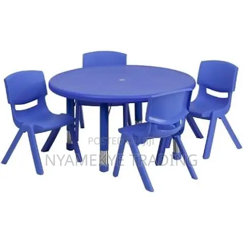 Plastic Kids Chair/Table( Four Chairs )