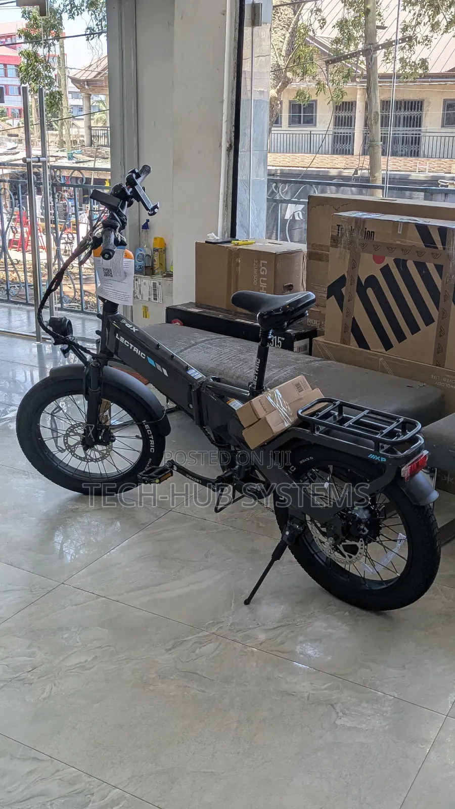 Lectric XP4 Tempest Grey eBike