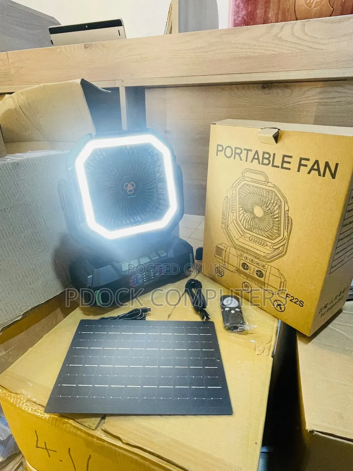 Portable Solar Fan F22S