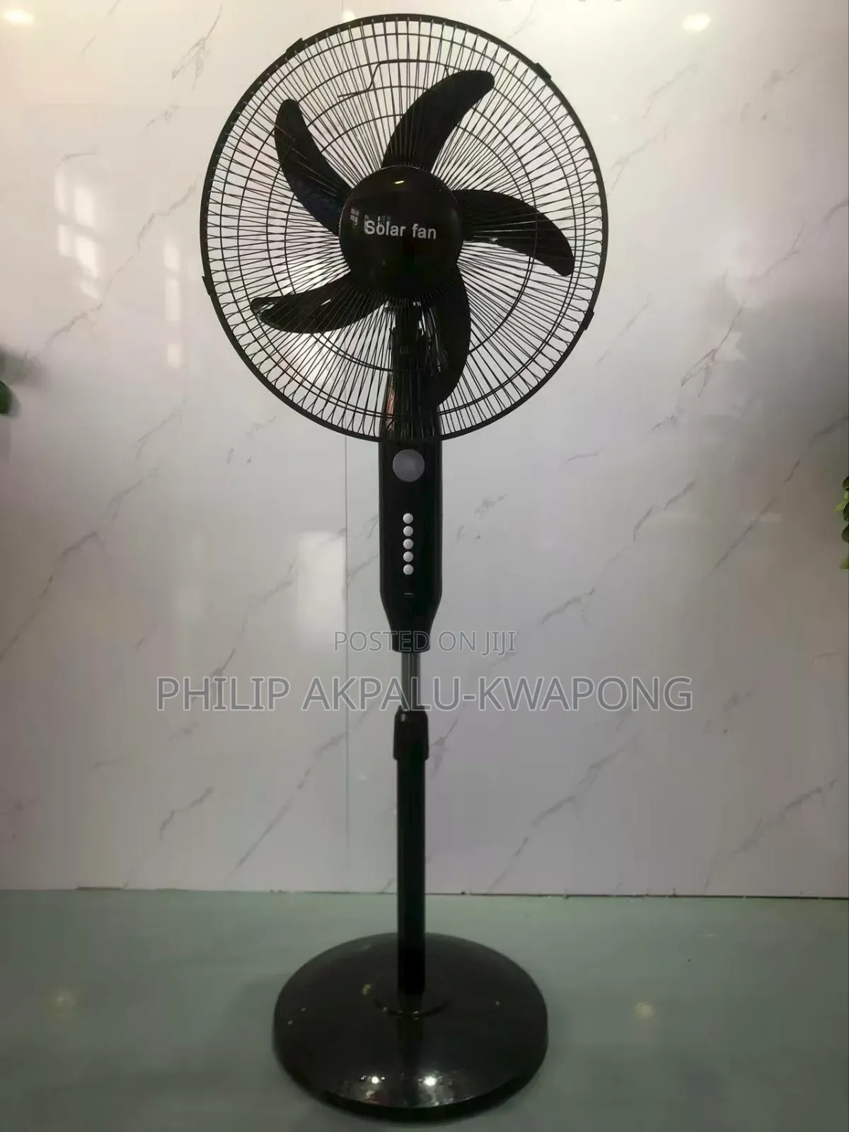 Rechargeable Fan Black
