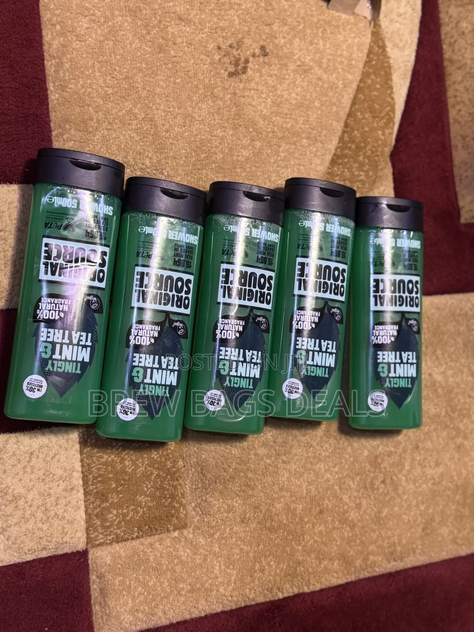 Original Source Tingly Mint & Tea Tree Shower Gel (500ml) From Uk.