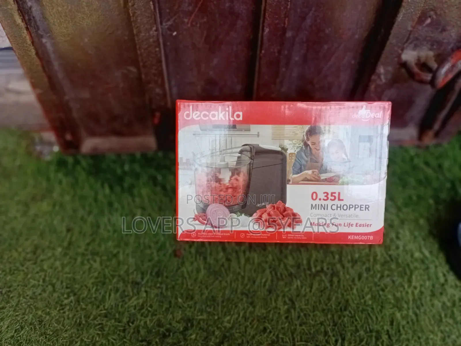 Decakila 0.35L Mini Chopper Stainless Chopper.