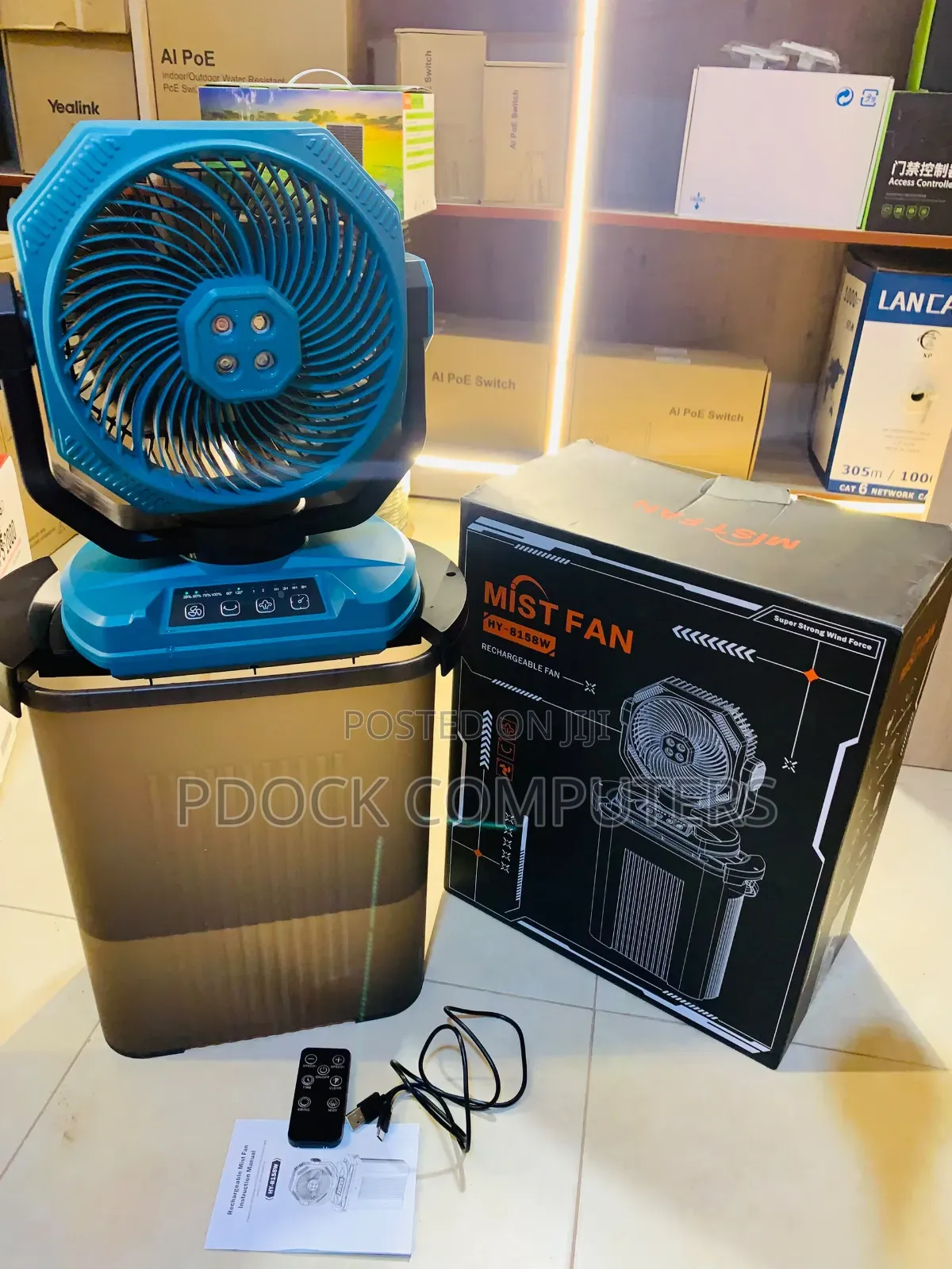 Rechargeable Mist Fan (HY-8158W)