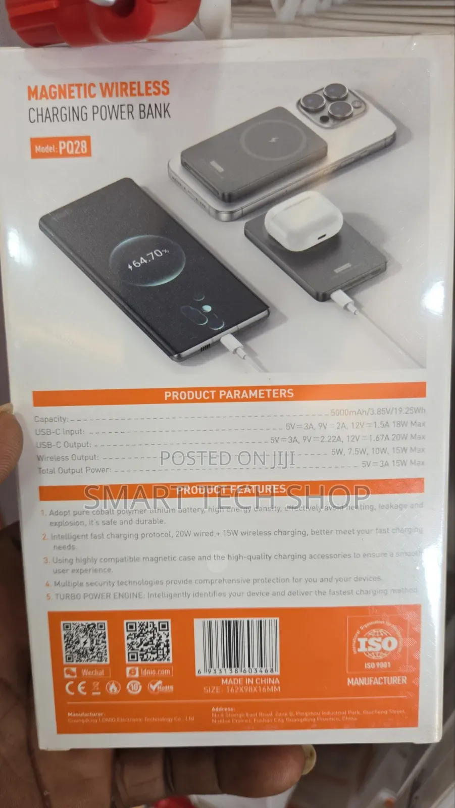 50000mAh LDNIO PQ28 Magnetic Wireless Power Bank iPhone 17, 18 and Duo