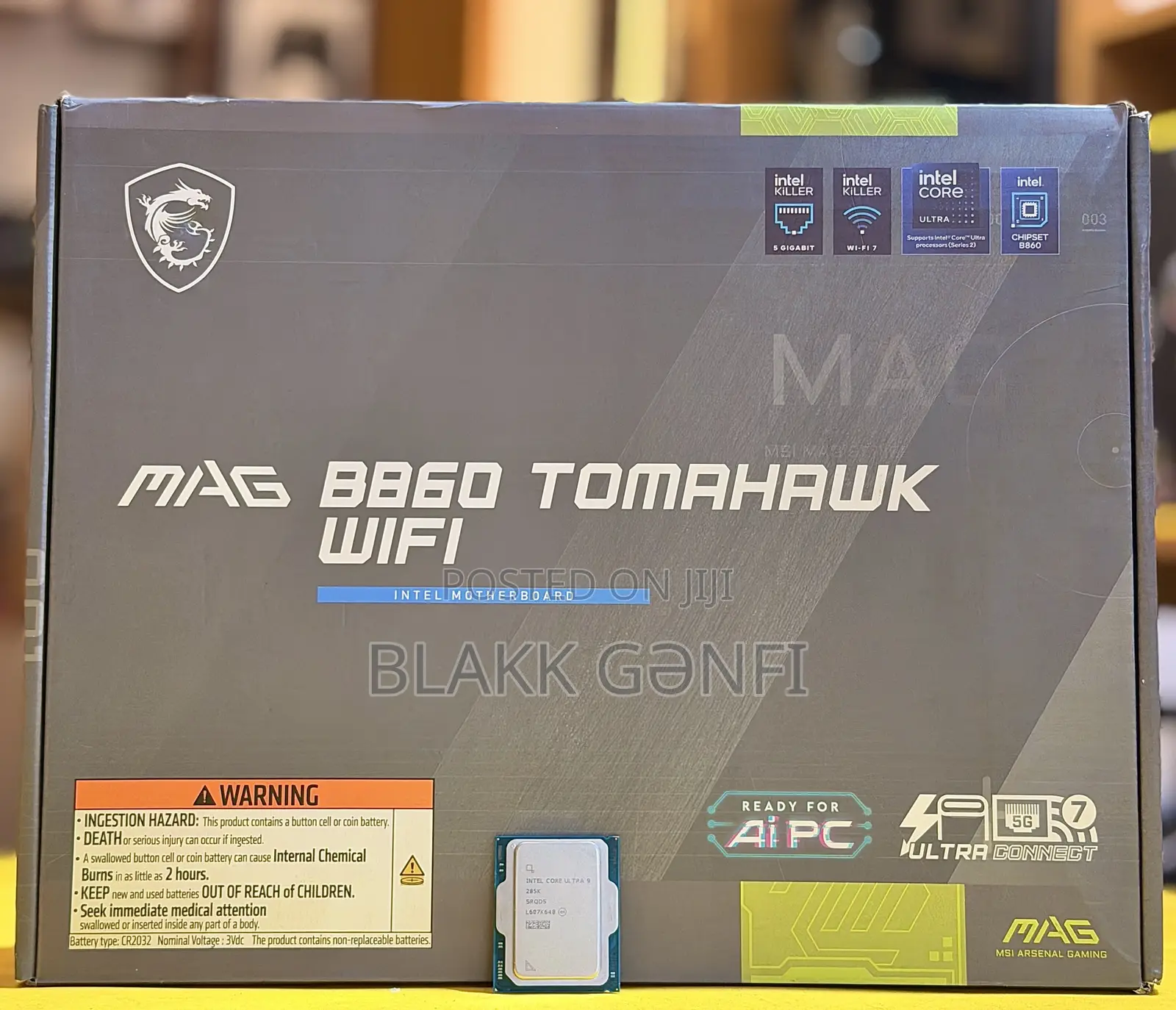 Ultra 9 285K & Msi B860 Tomahawk WiFi