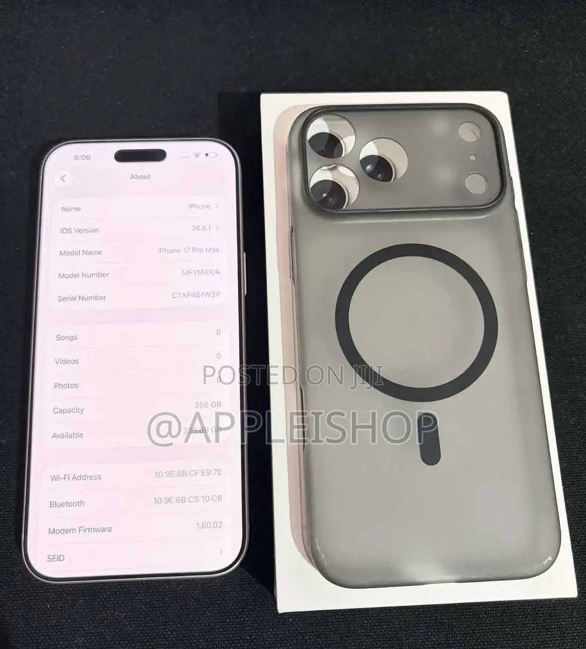 Apple iPhone 17 Pro Max 256 GB Silver