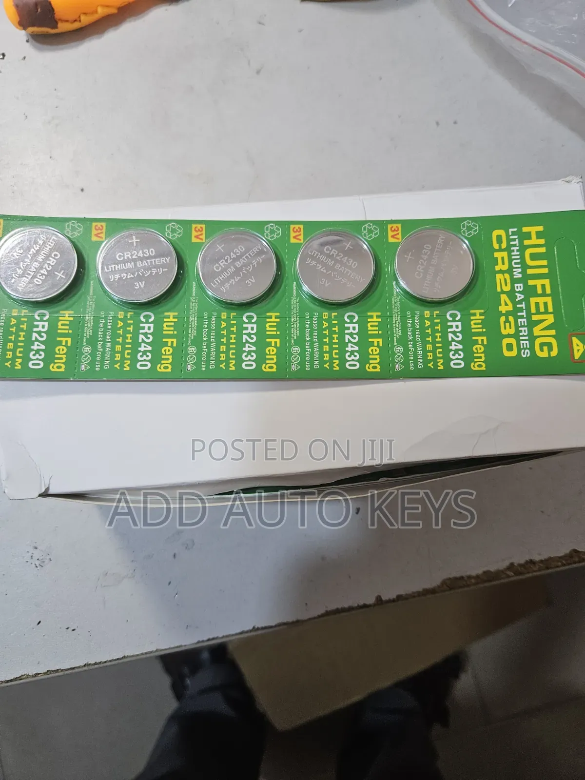 Car Key Remote Fob Battery CR2430