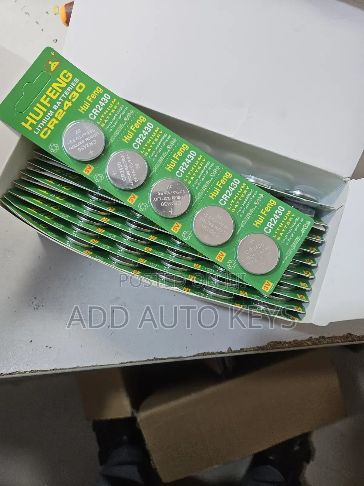 Car Key Remote Fob Battery CR2430