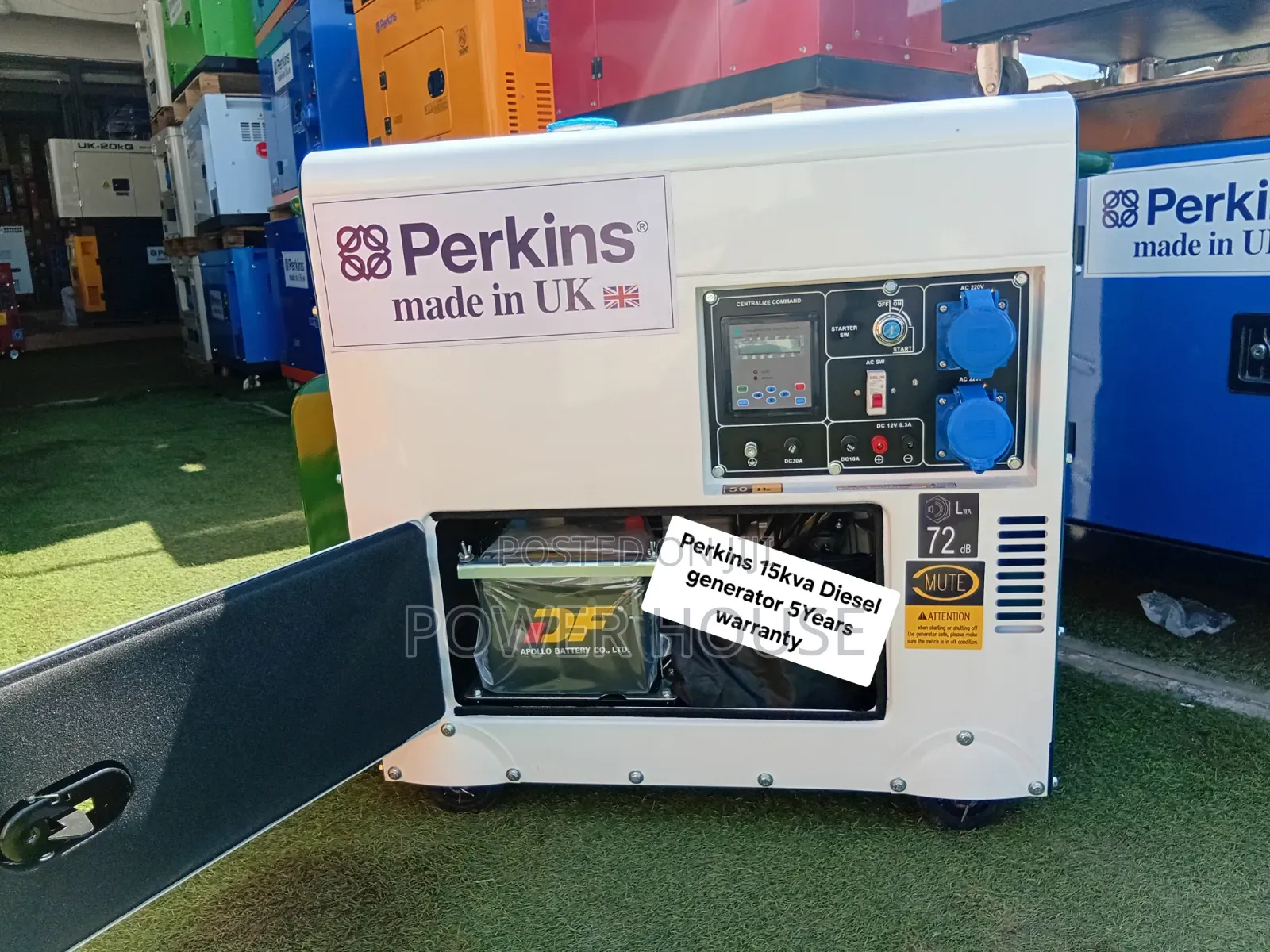 Perkins 15kVA Generator – Heavy-Duty Diesel Power Supply