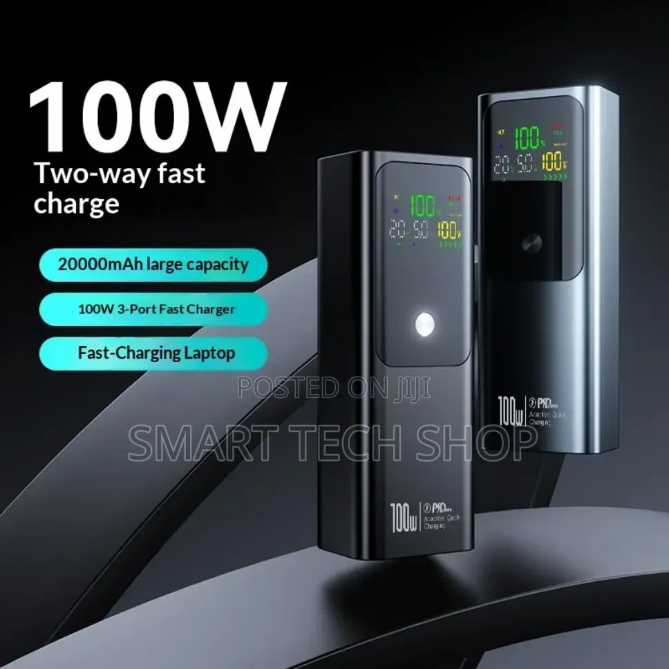 20000mAh 100watts Laptop Intelligent Super Fast Charging Power Bank