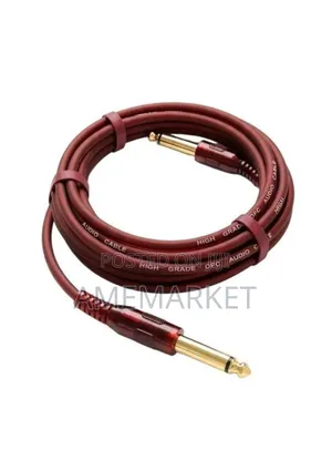 6.35mm Jack Audio Cable – Microphone, Guitar, Bass & Speaker Cable