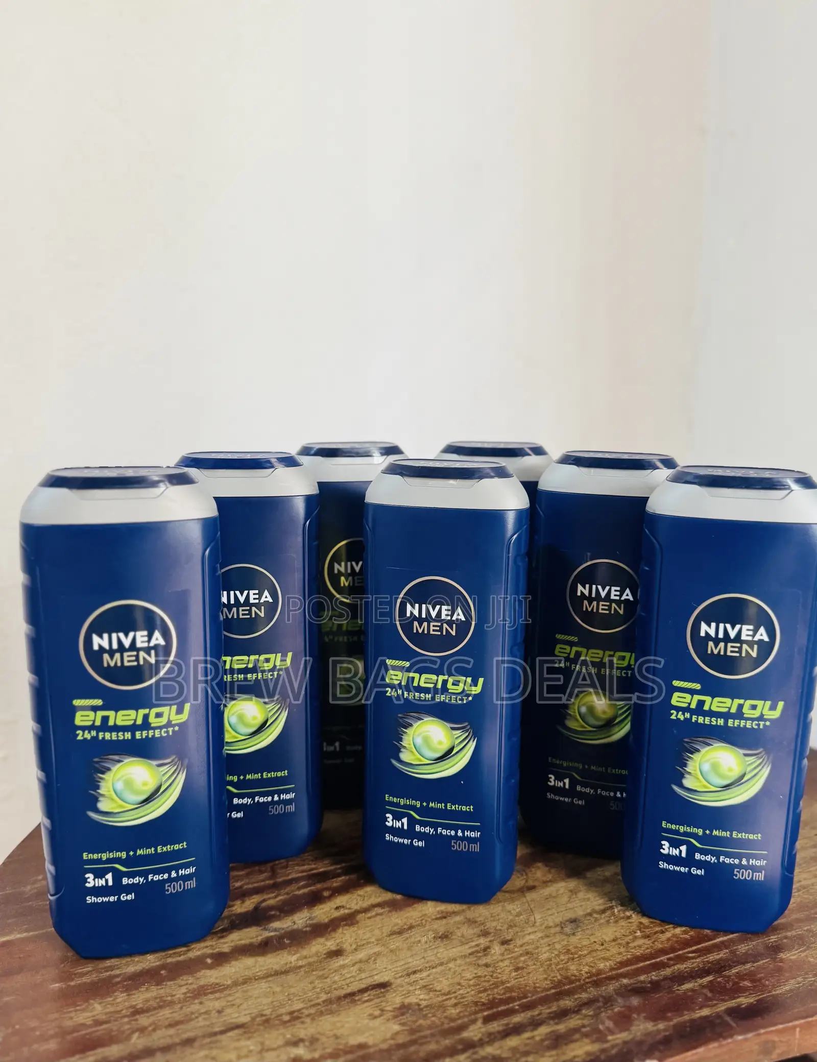 NIVEA MEN Energy 3-in-1 Shower Gel (500ml) From Uk.