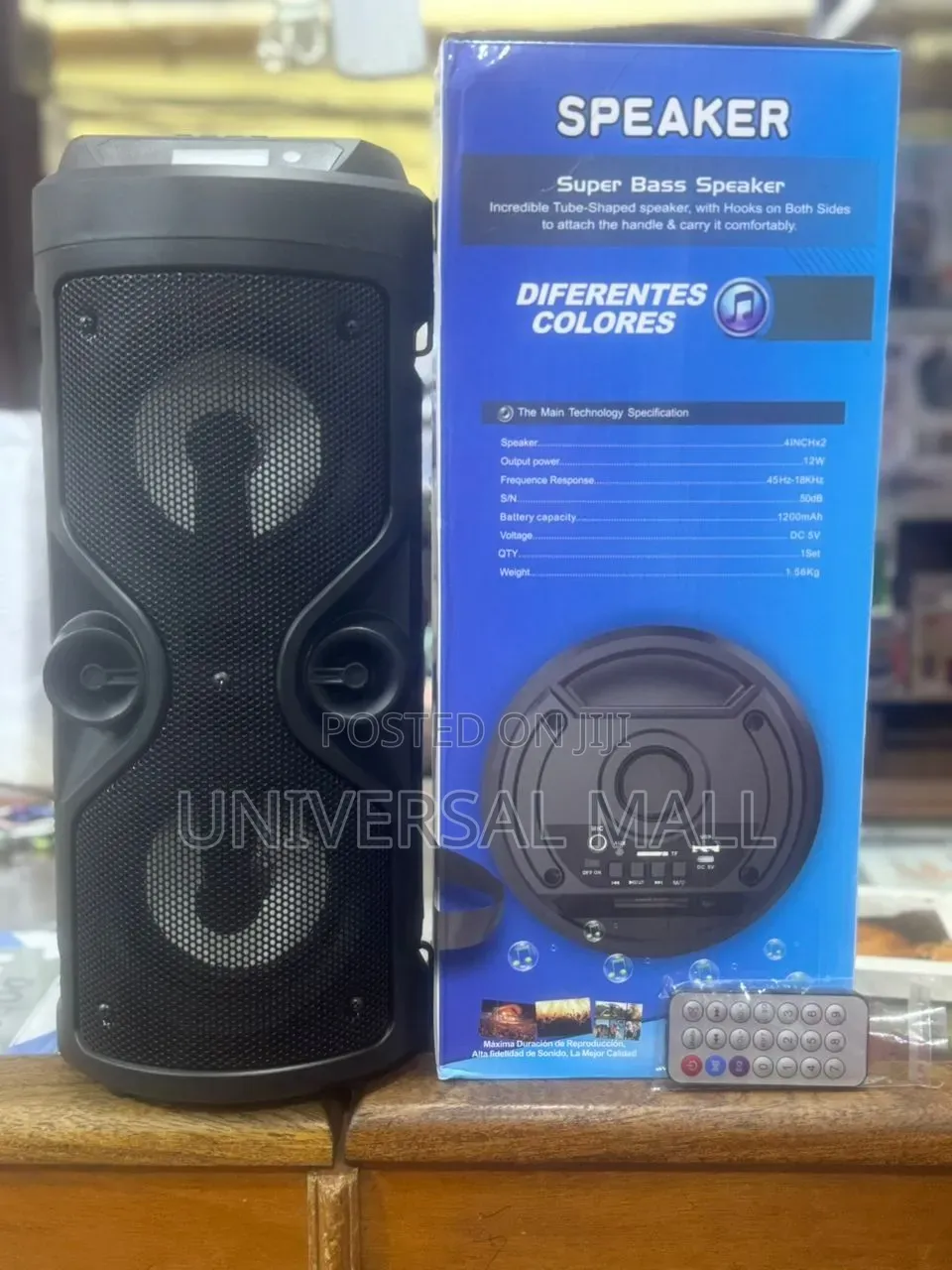 Bluetooth Speaker With Remote