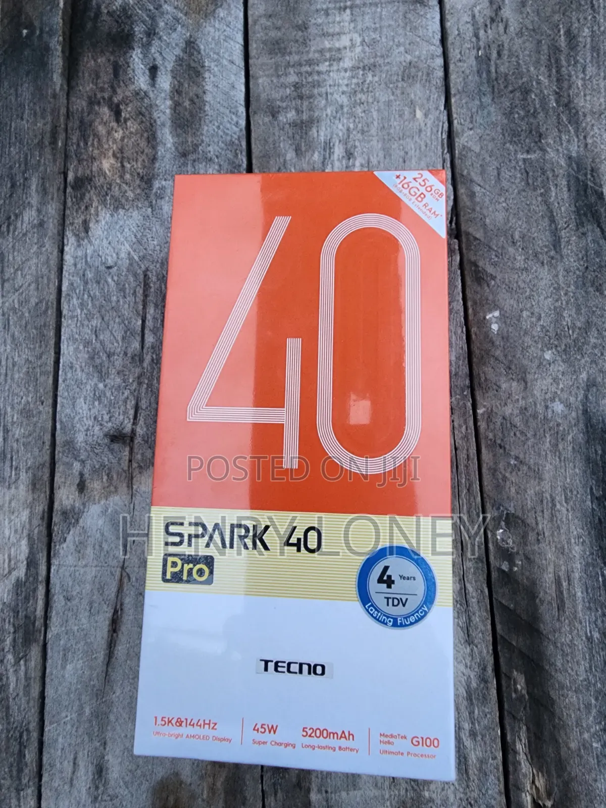 New Tecno Spark 40 Pro 256 GB