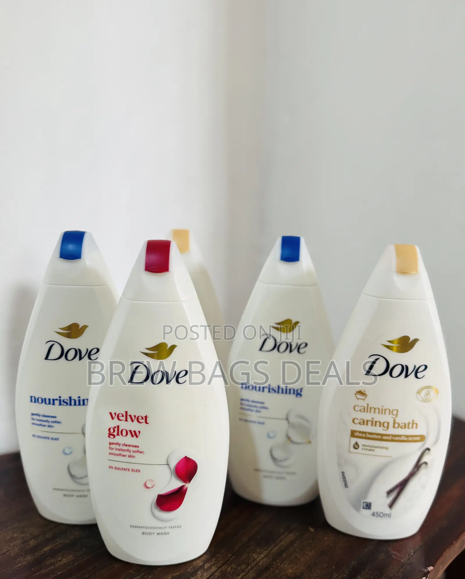 Dove Velvet Glow Body Wash & Nourishing 250ml Body Wash From Uk.