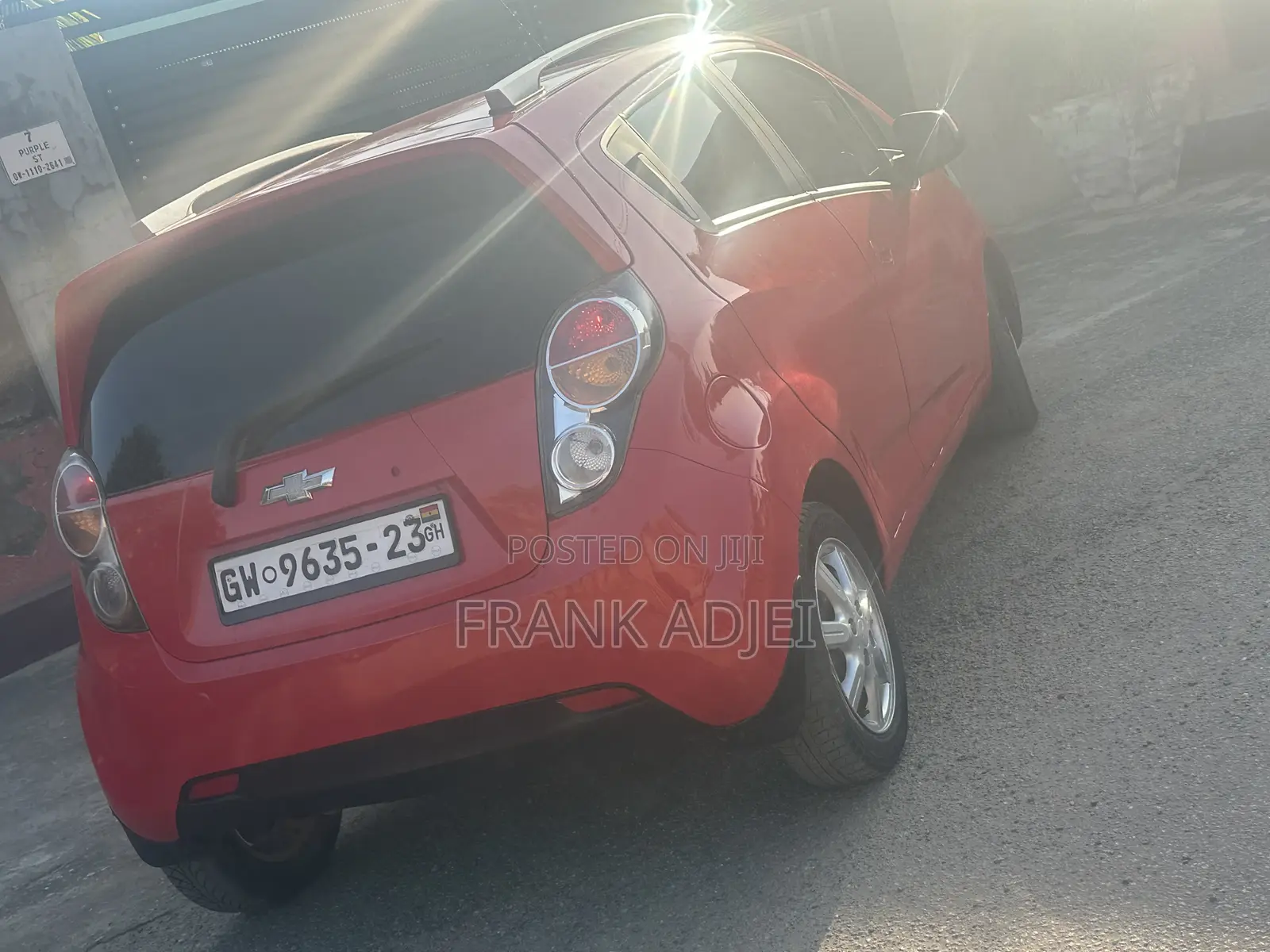 Chevrolet Spark 2012 Red