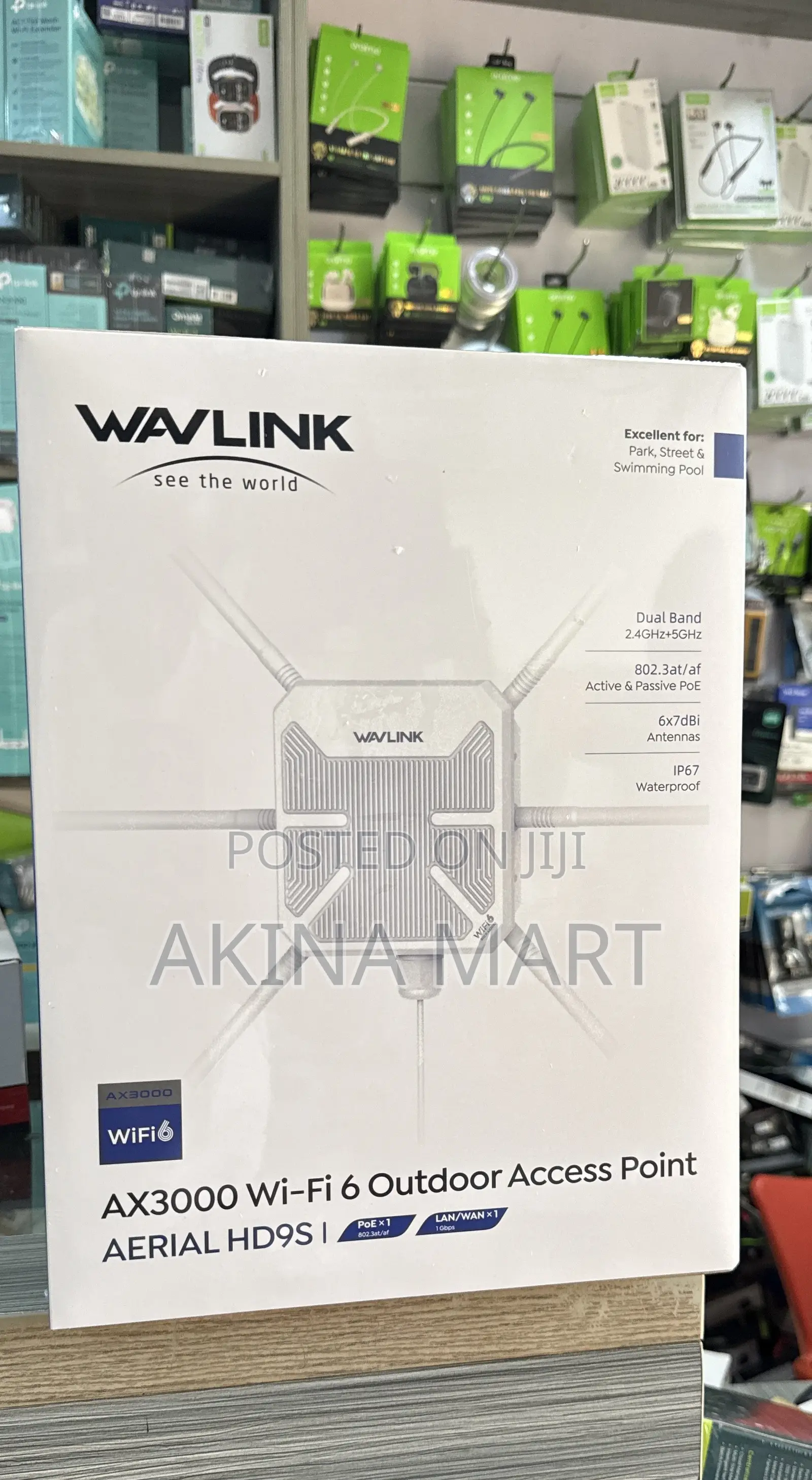 Wavelink Wi-Fi6 AX3000 Outdoor Access Point Wifi 6 Aerial HD9S