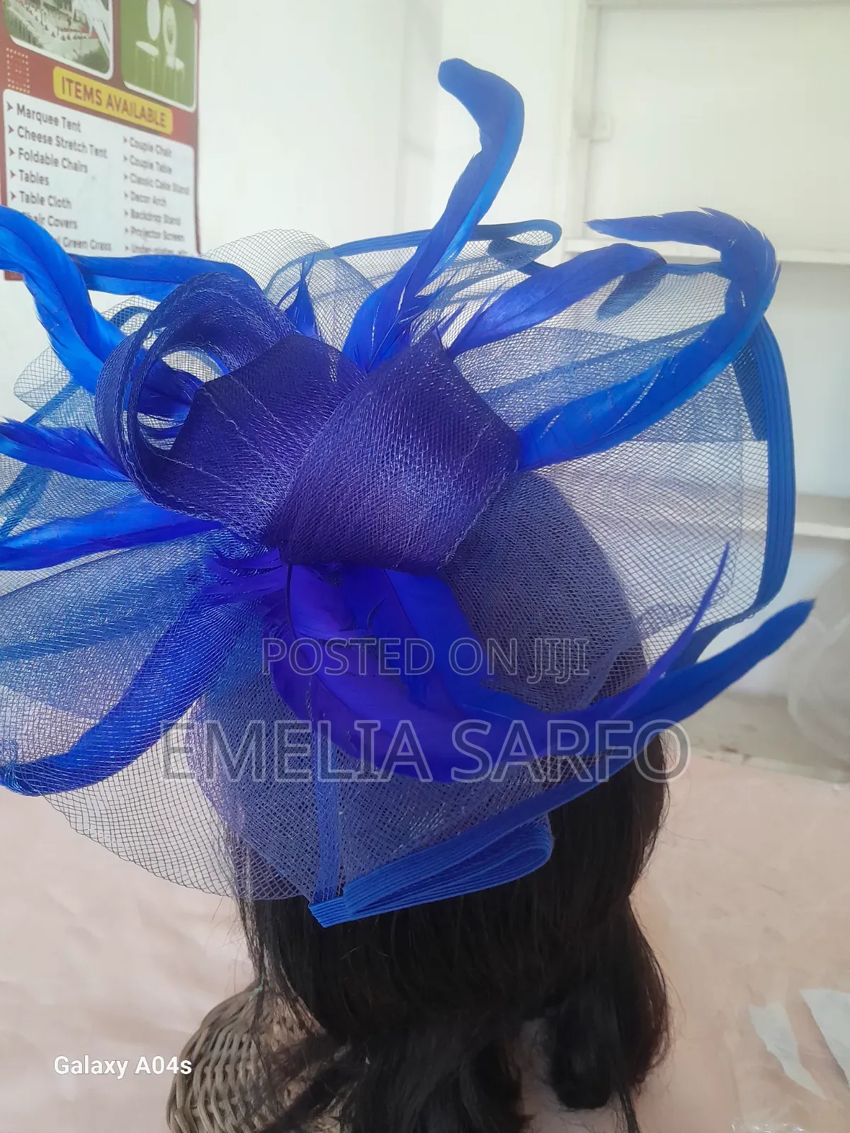 Blue Facinator Hat
