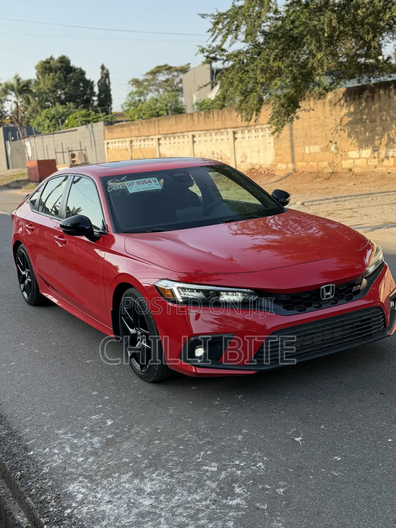 Honda Civic Sport Manual 2023 Red