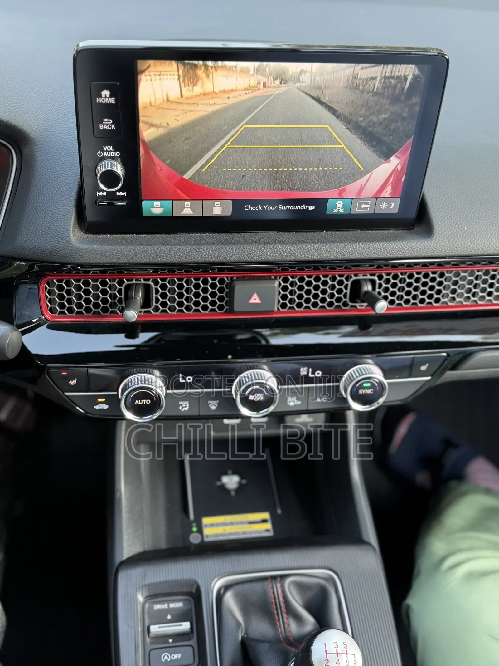 Honda Civic Sport Manual 2023 Red