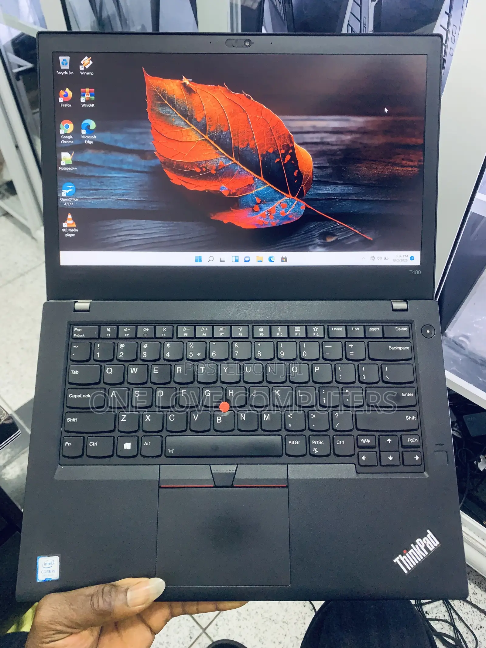 Laptop Lenovo ThinkPad T480 8GB Intel Core i5 SSD 256GB