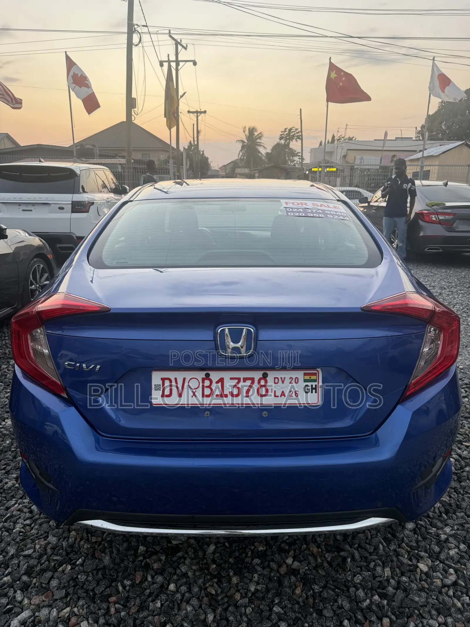 Honda Civic LX Sedan 2020 Blue