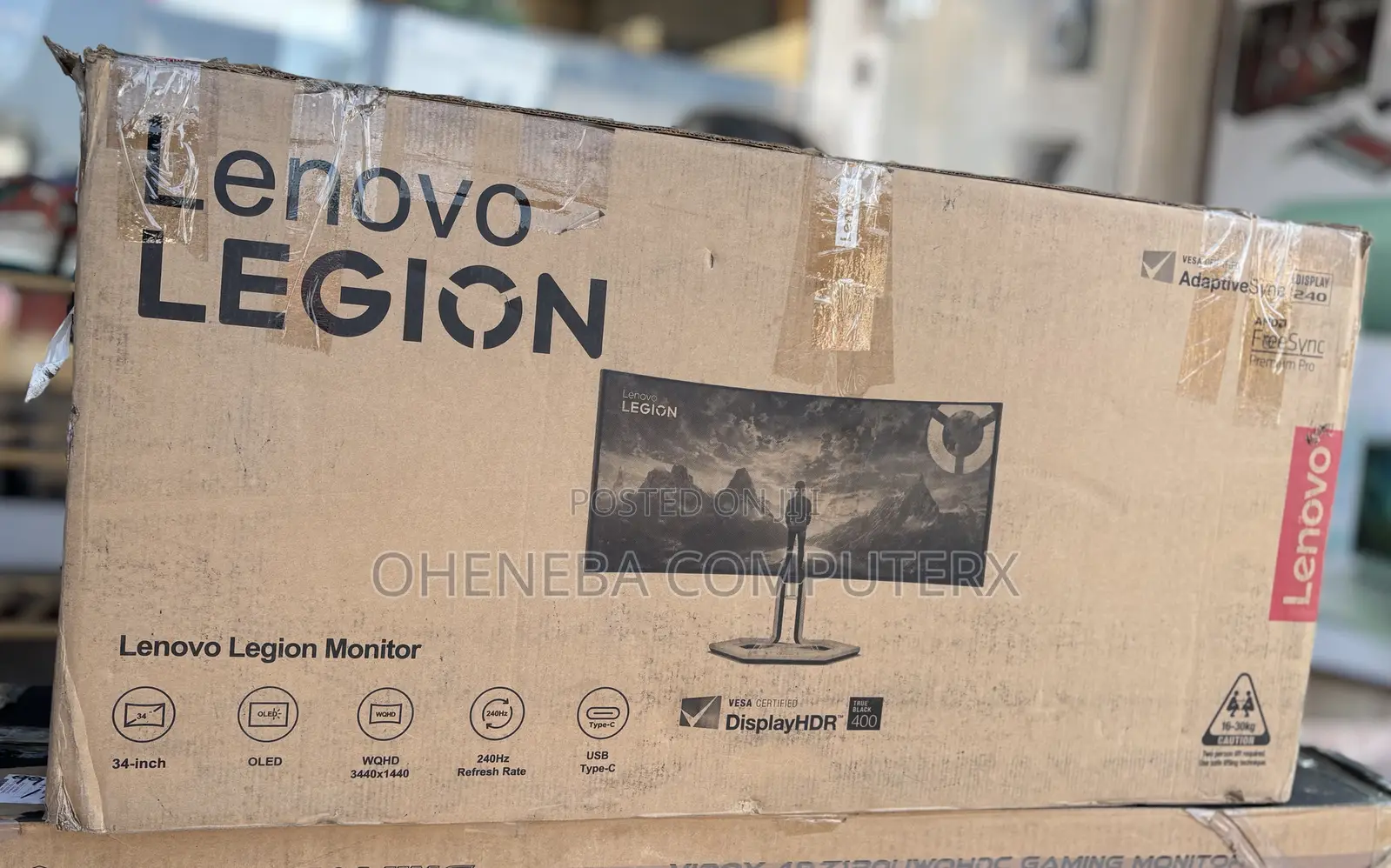 Lenovo Legion 34" WQHD OLED 240Hz Gaming Monitor