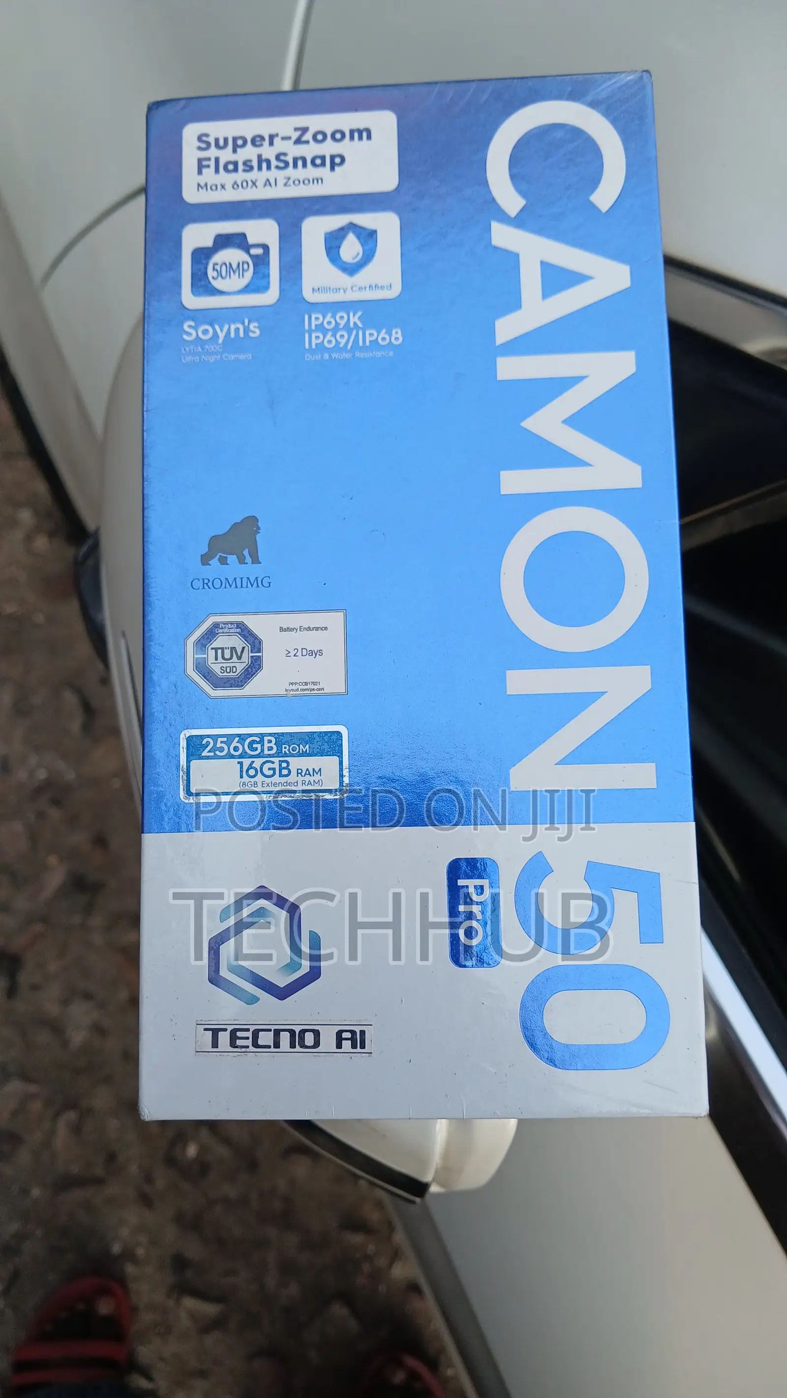 New Tecno Camon 50 Pro 256 GB Black