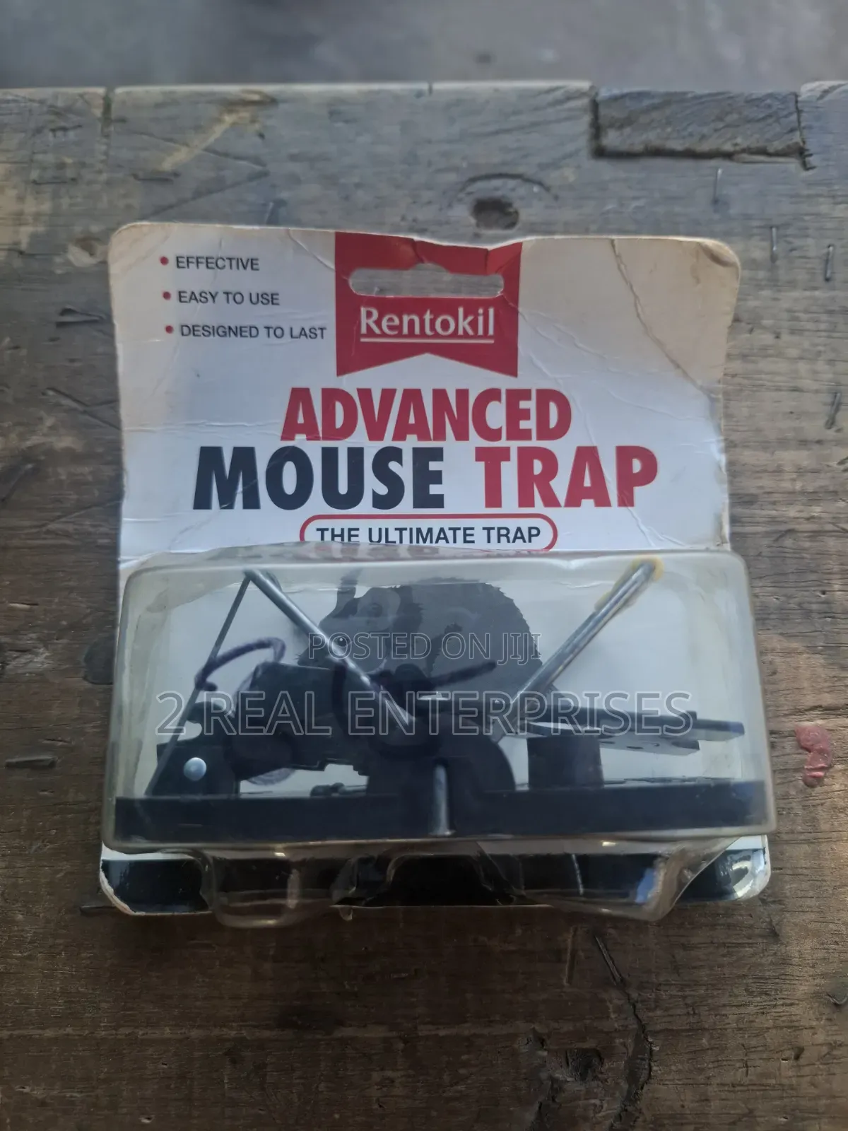 Rentokil Advanced Mouse Trap - Reusable Easy-Set Pest Control Trap
