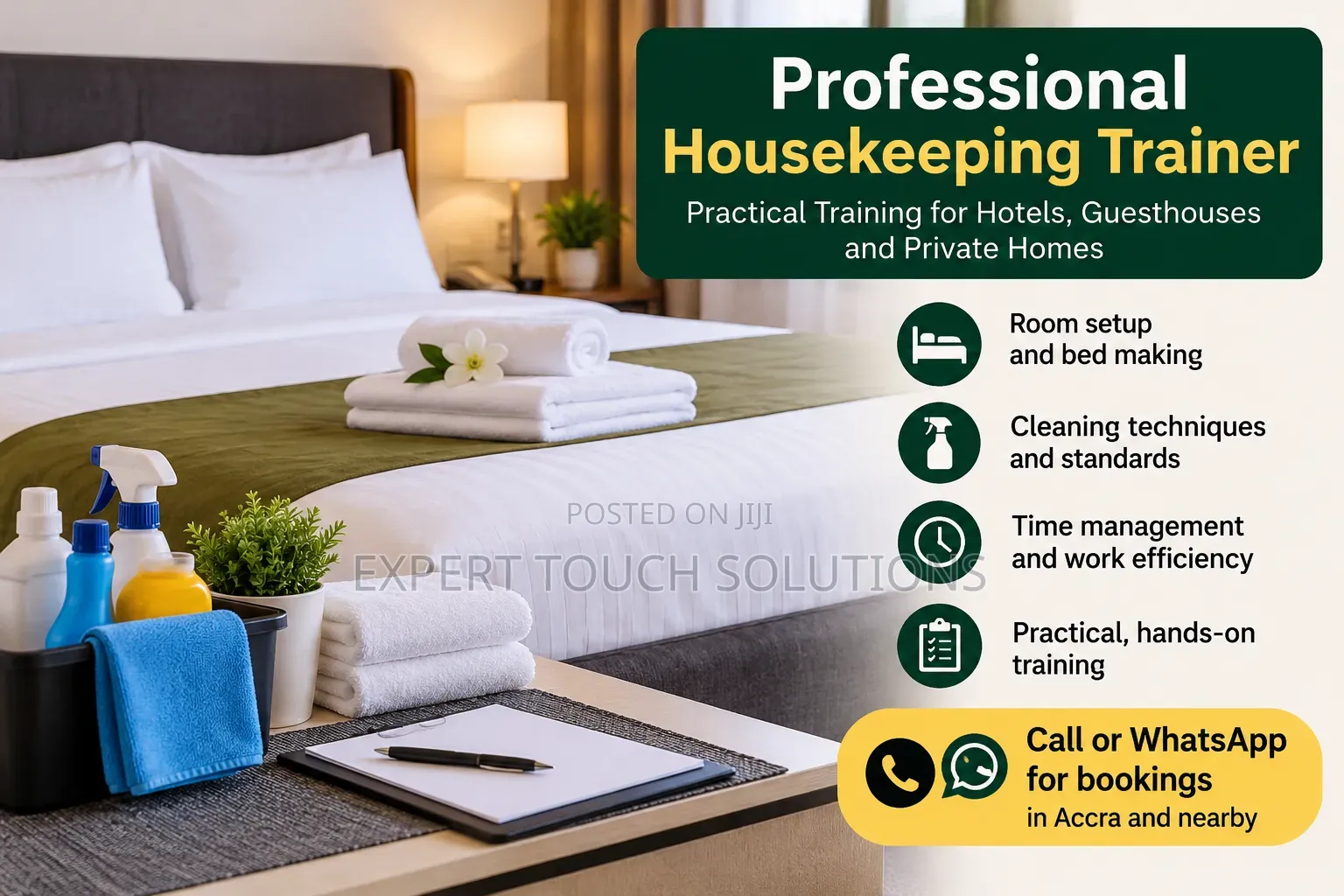 Professional Housekeeping Trainer & Pre-Opening Setup Specialist