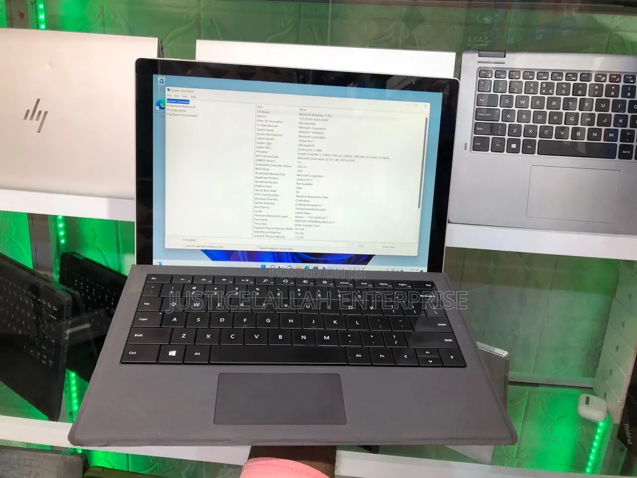 Laptop Microsoft Surface Pro 7 16GB Intel Core i7 SSD 256GB
