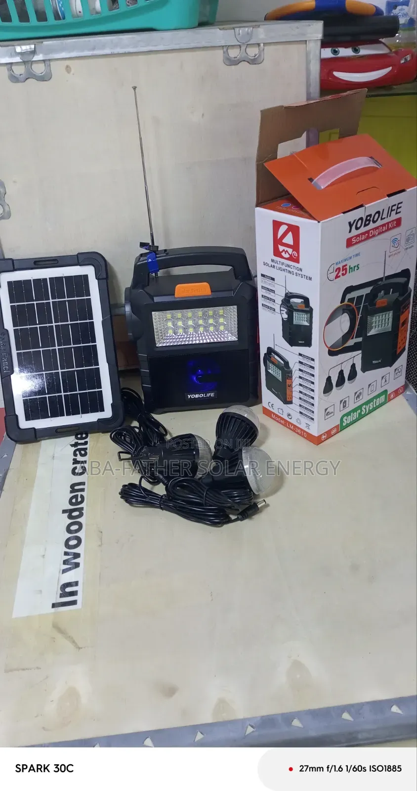 Solar Lighting System With Radio