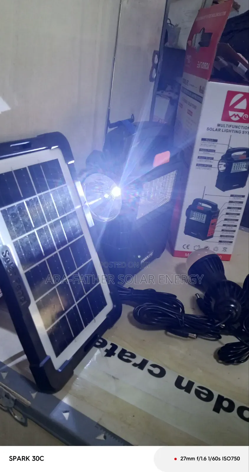 Solar Lighting System With Radio