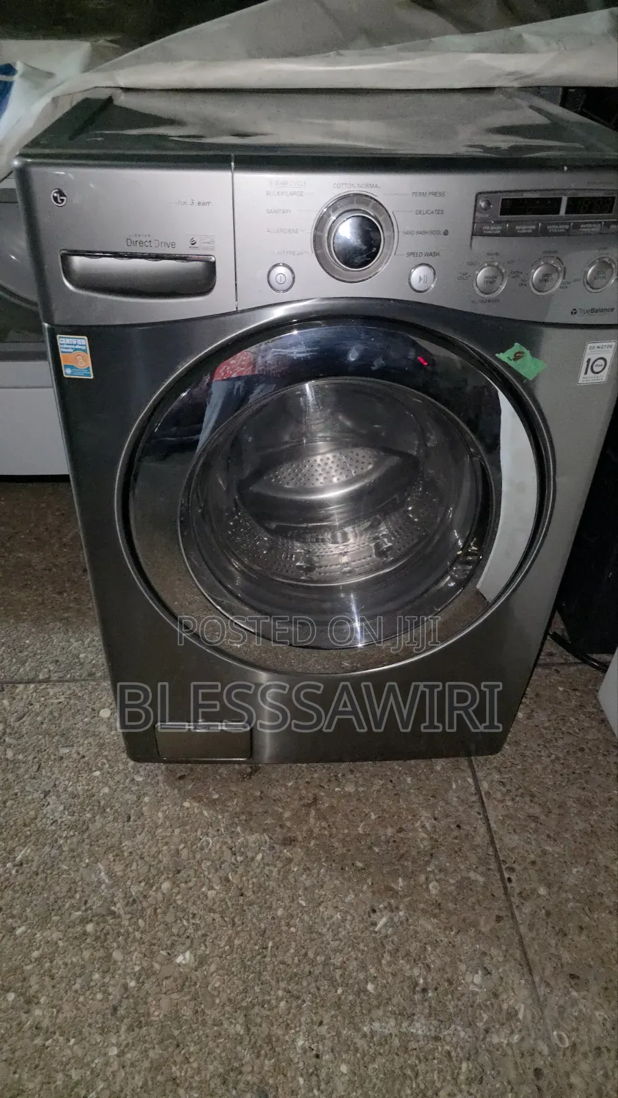 24kg LG Front-Loader Steam Washing Machine From USA