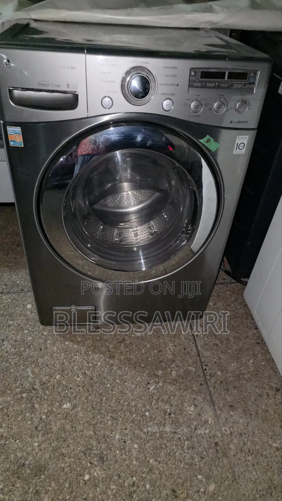 24kg LG Front-Loader Steam Washing Machine From USA
