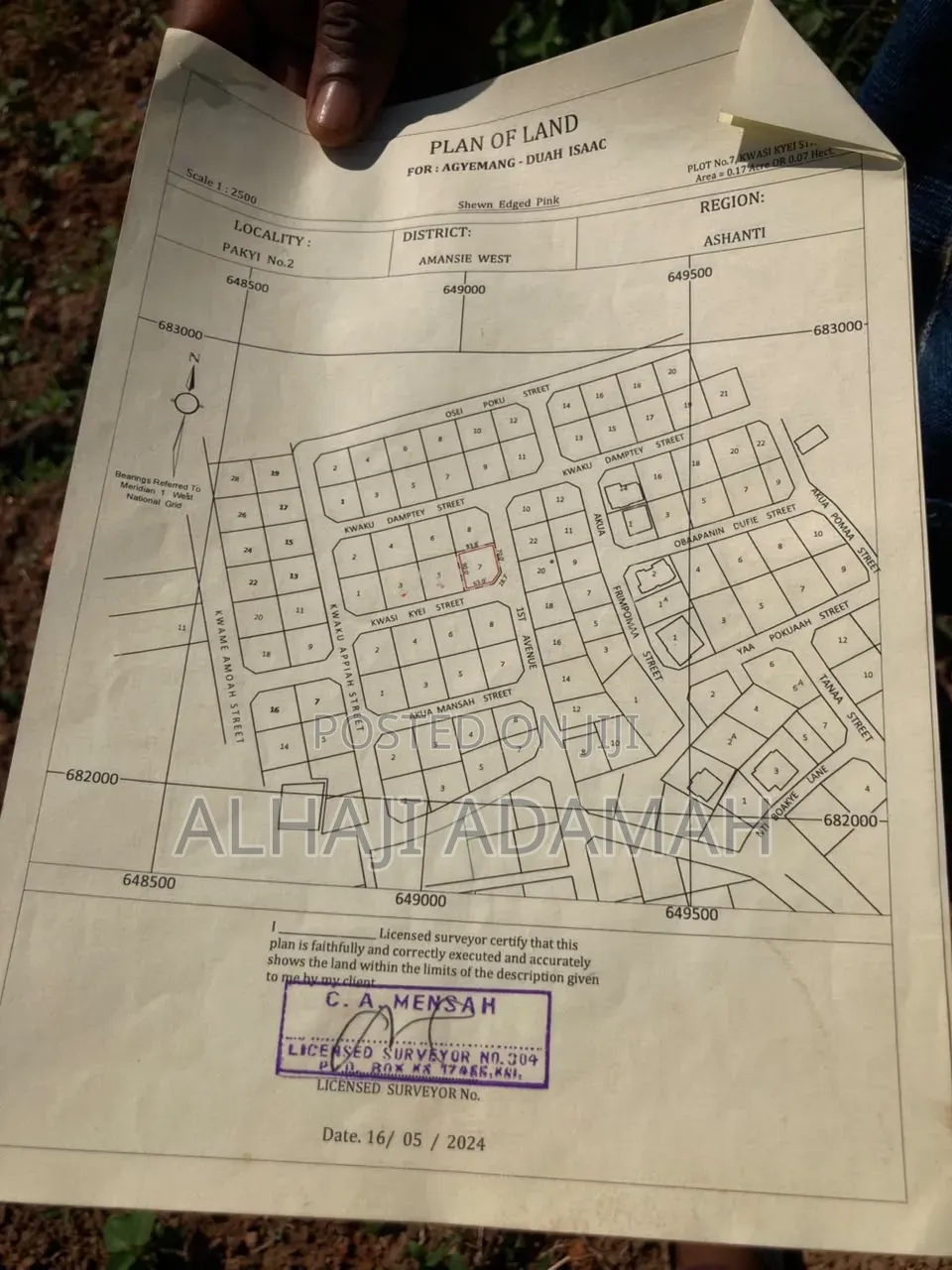 Two Plots of Land for Sale Packye No Two